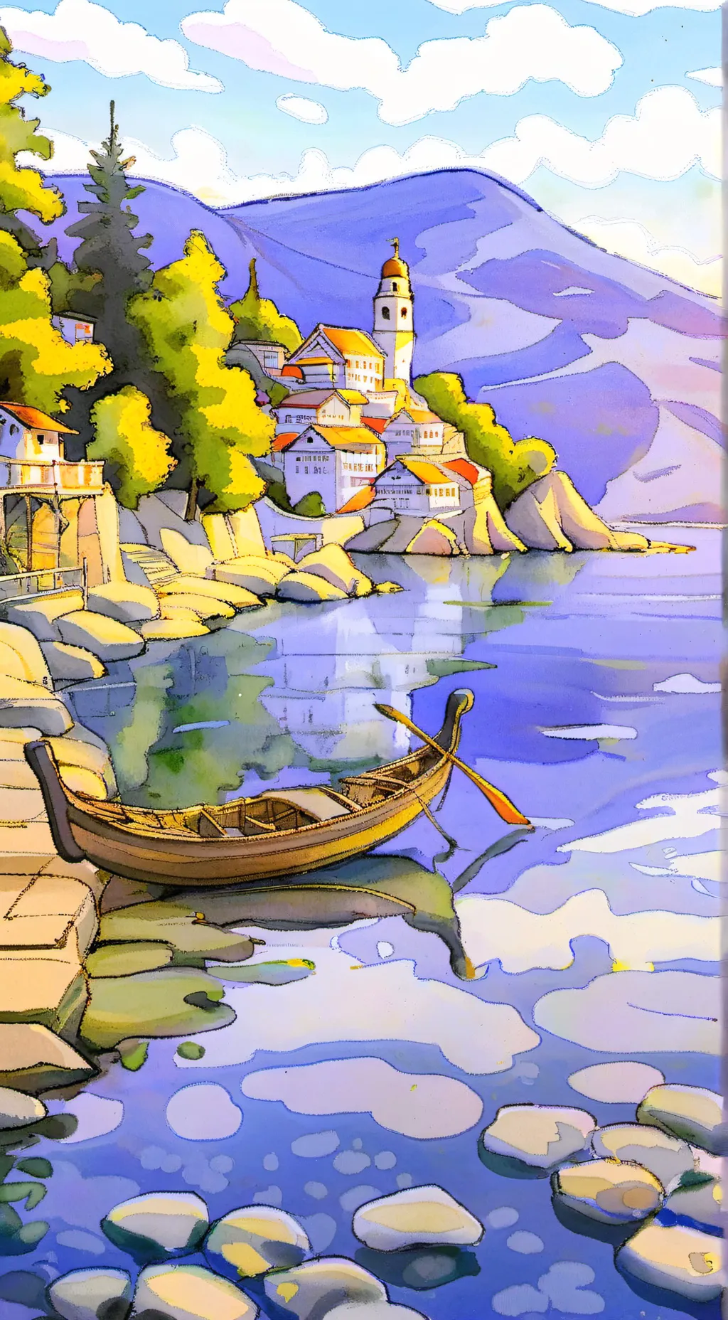 ai character: Black background