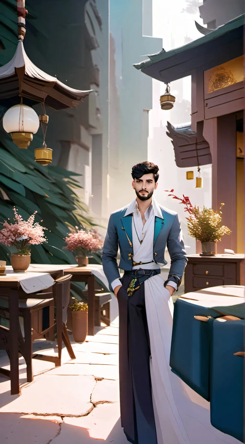 ai character: elexander background