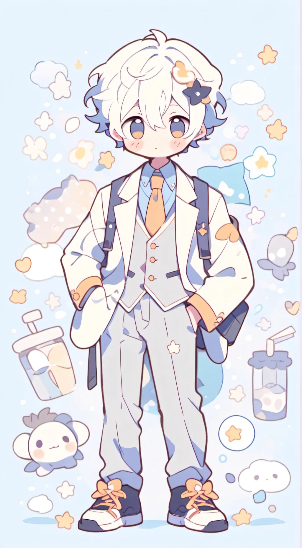 ai character: David bfdi background