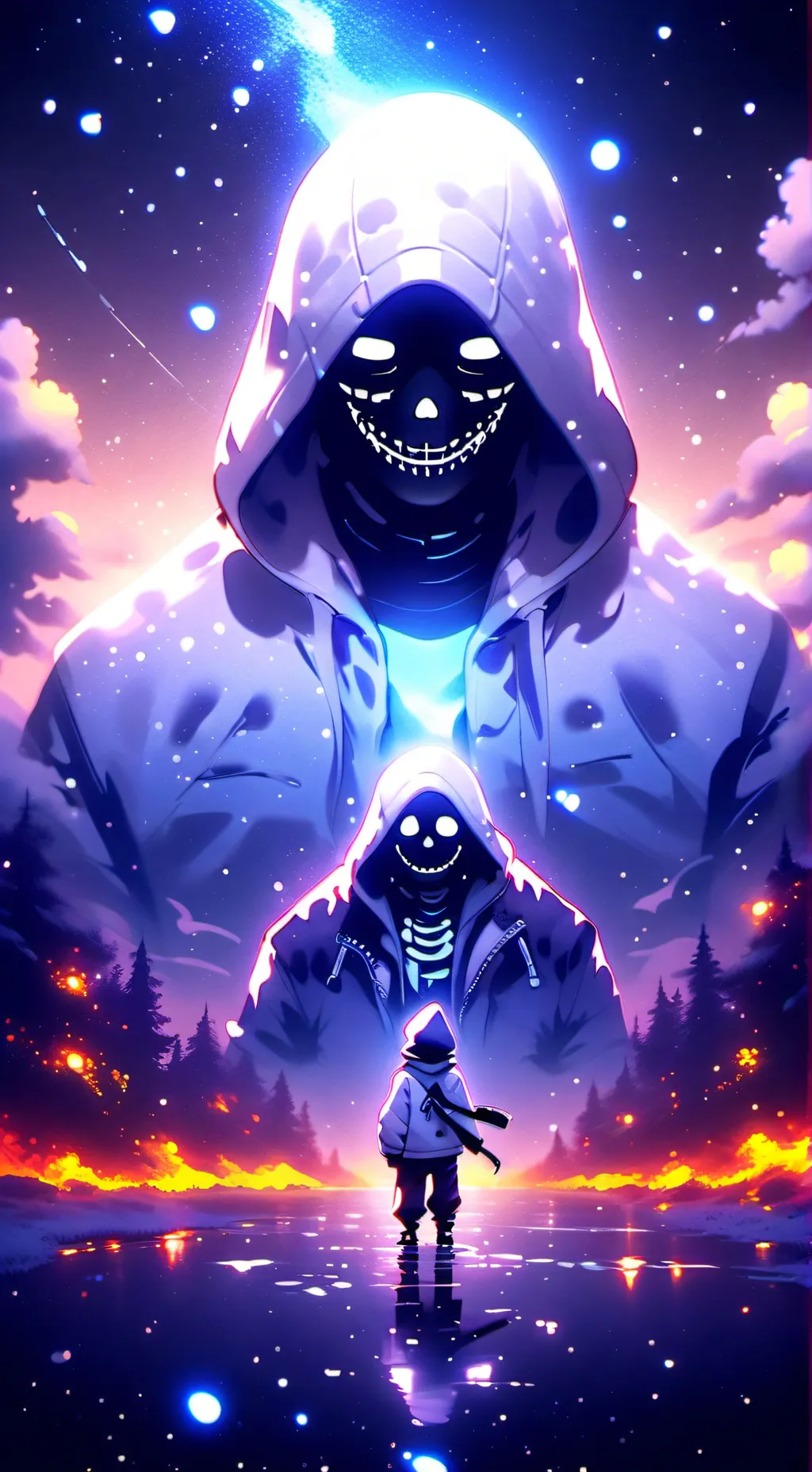 ai character: sans💤💤 background