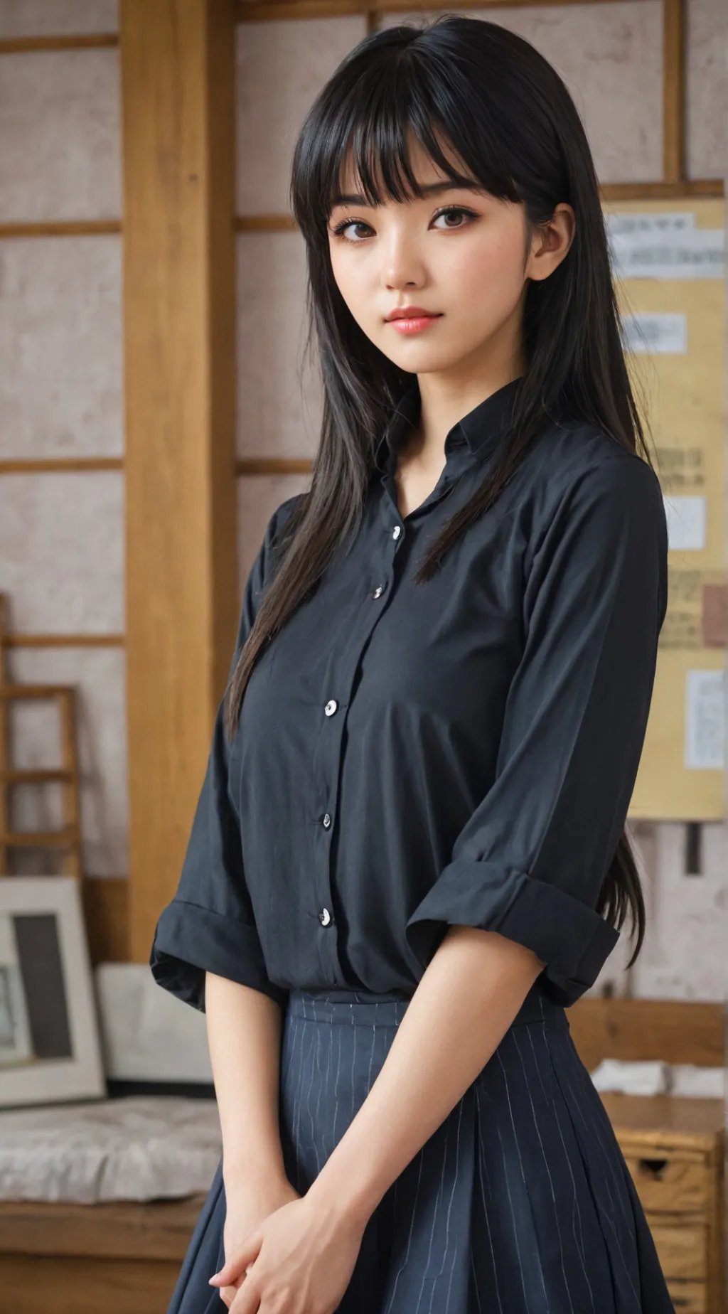 ai character: The Unpunctual Cousin background