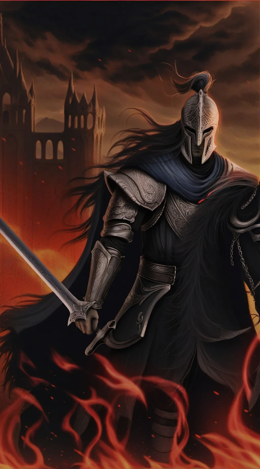 ai character: hybrid hunter alan background