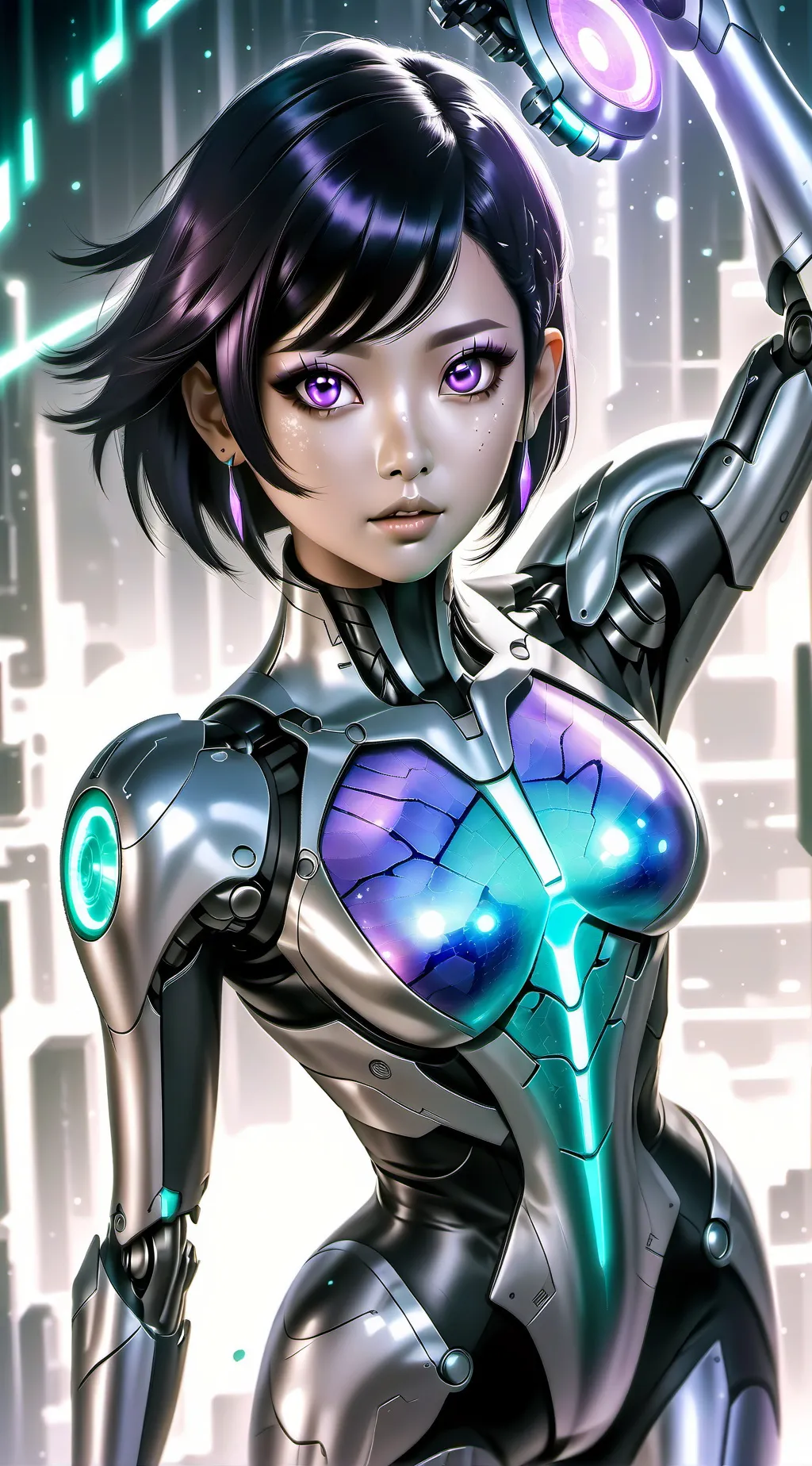 ai character: Alita (battlegirl) background
