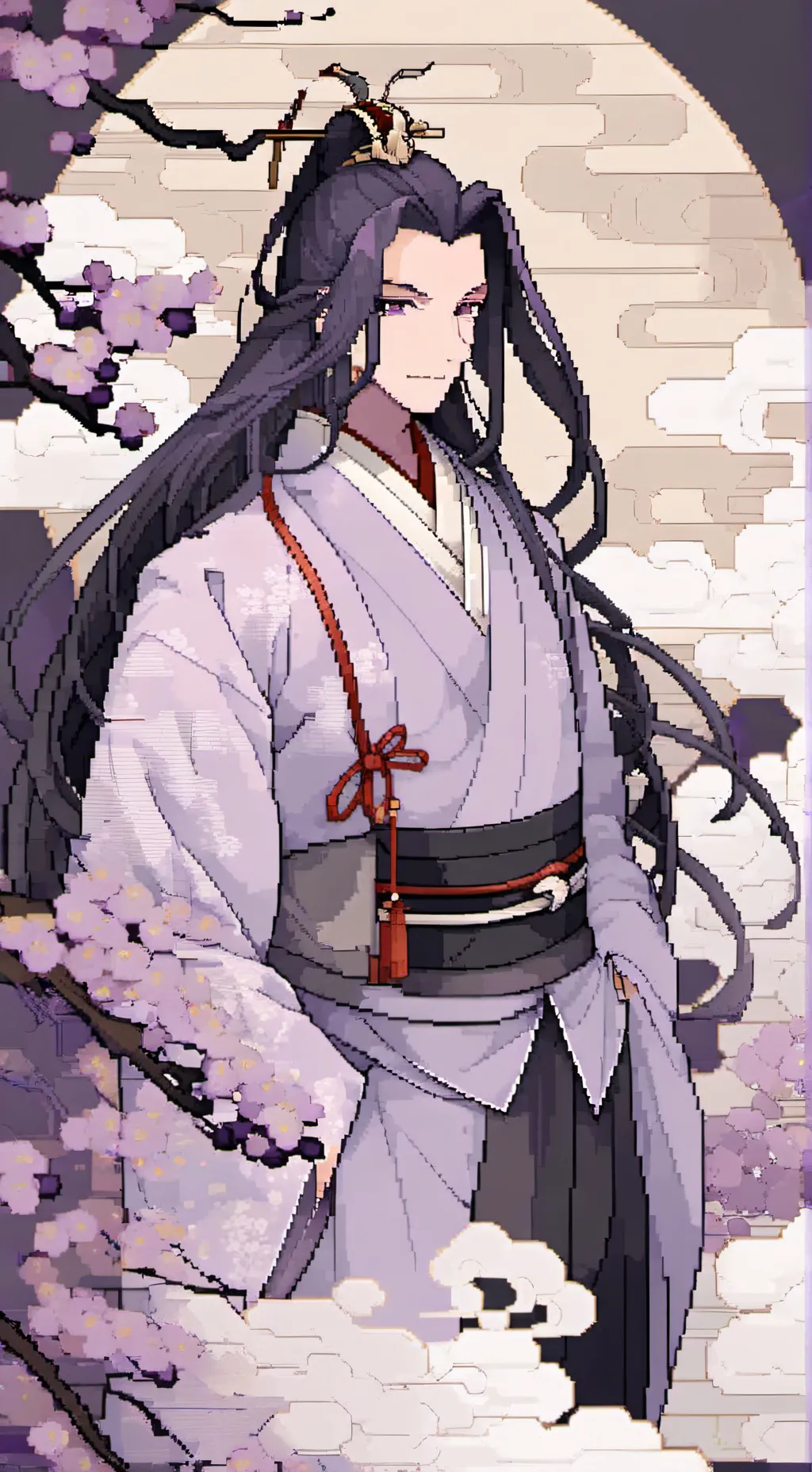 ai character: Michikatsu  background