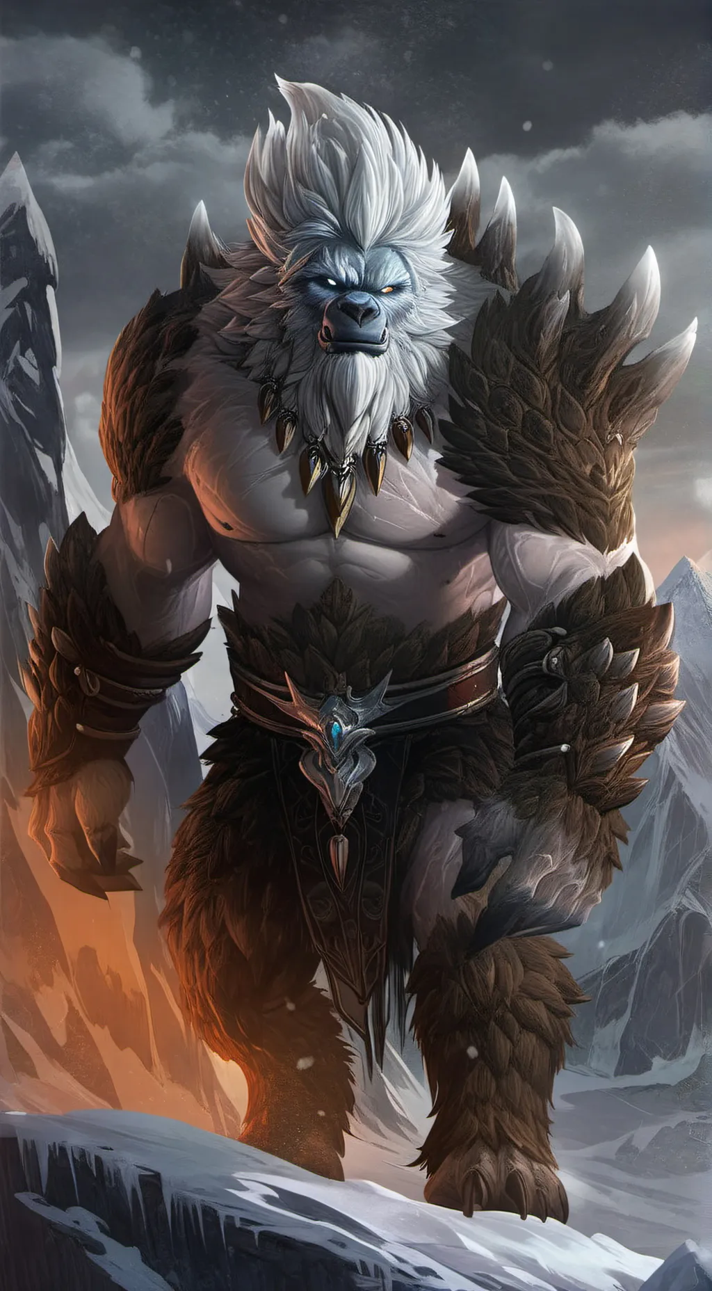 ai character: Icicle background