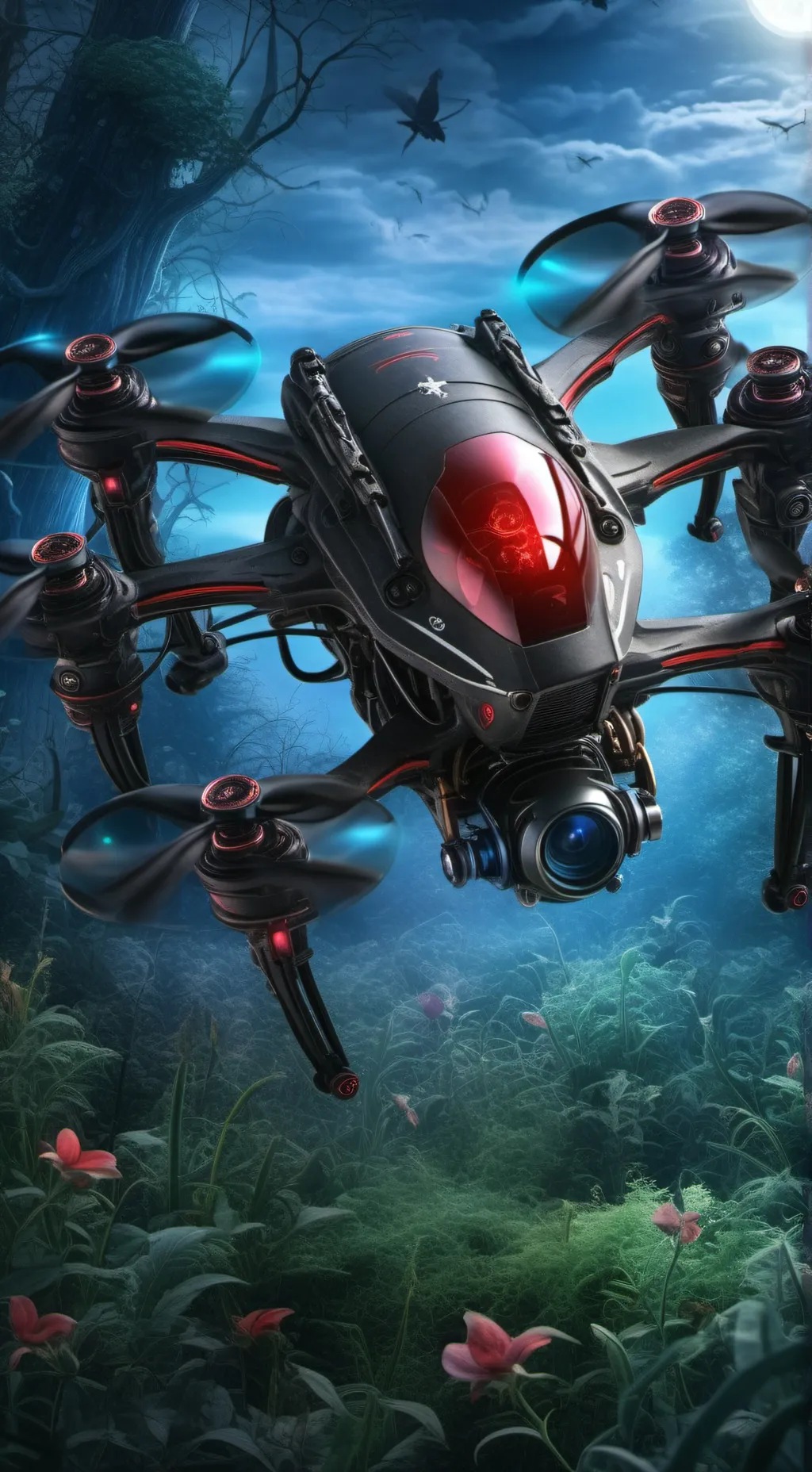 ai character: Pon dark side 2 background