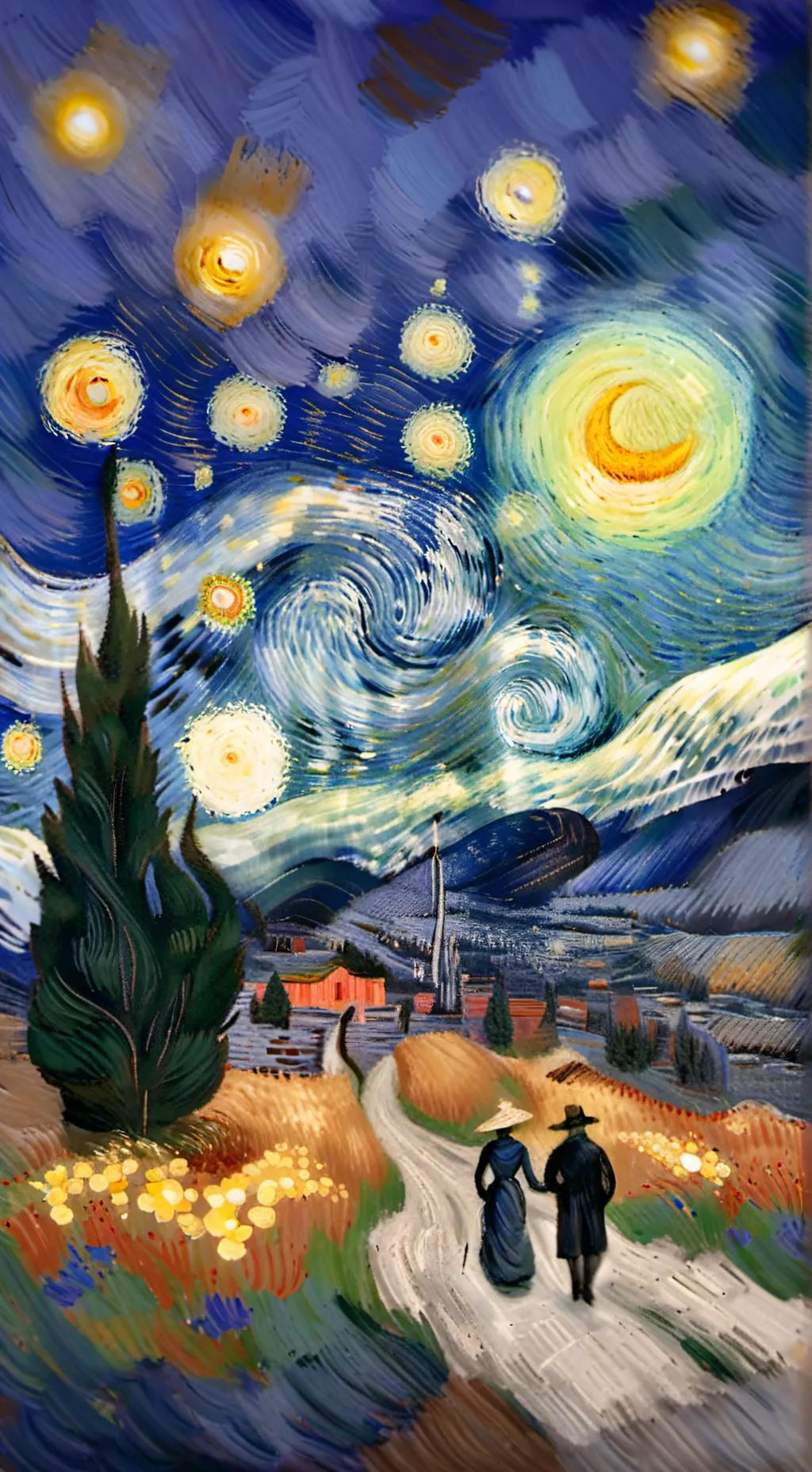 ai character: invierno 🪾☃️ background