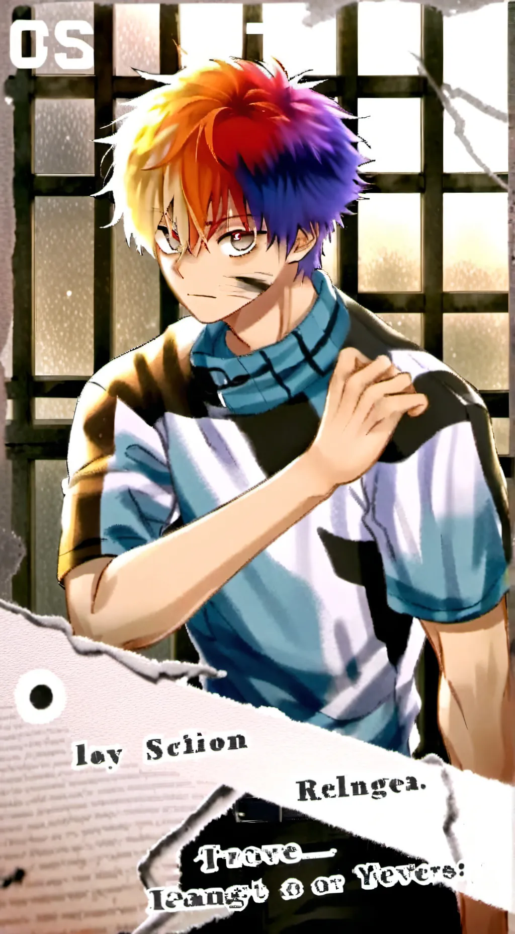 ai character: Gabriel  x Adrien  background