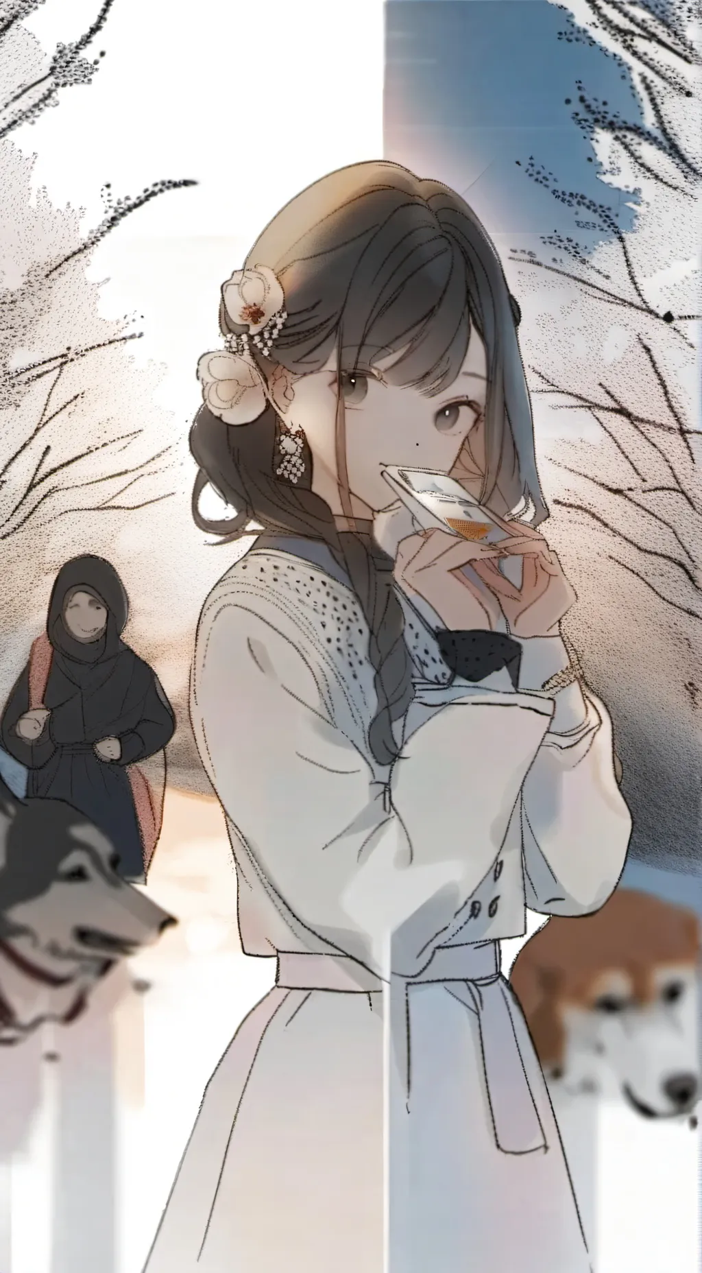 ai character: nana😔💅✨ background