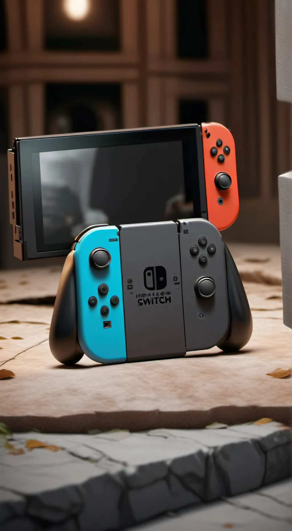 ai character: Nintendo switch  background