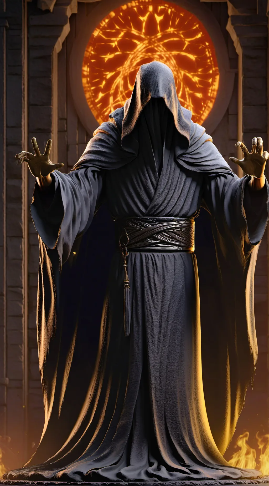 ai character: demon  background