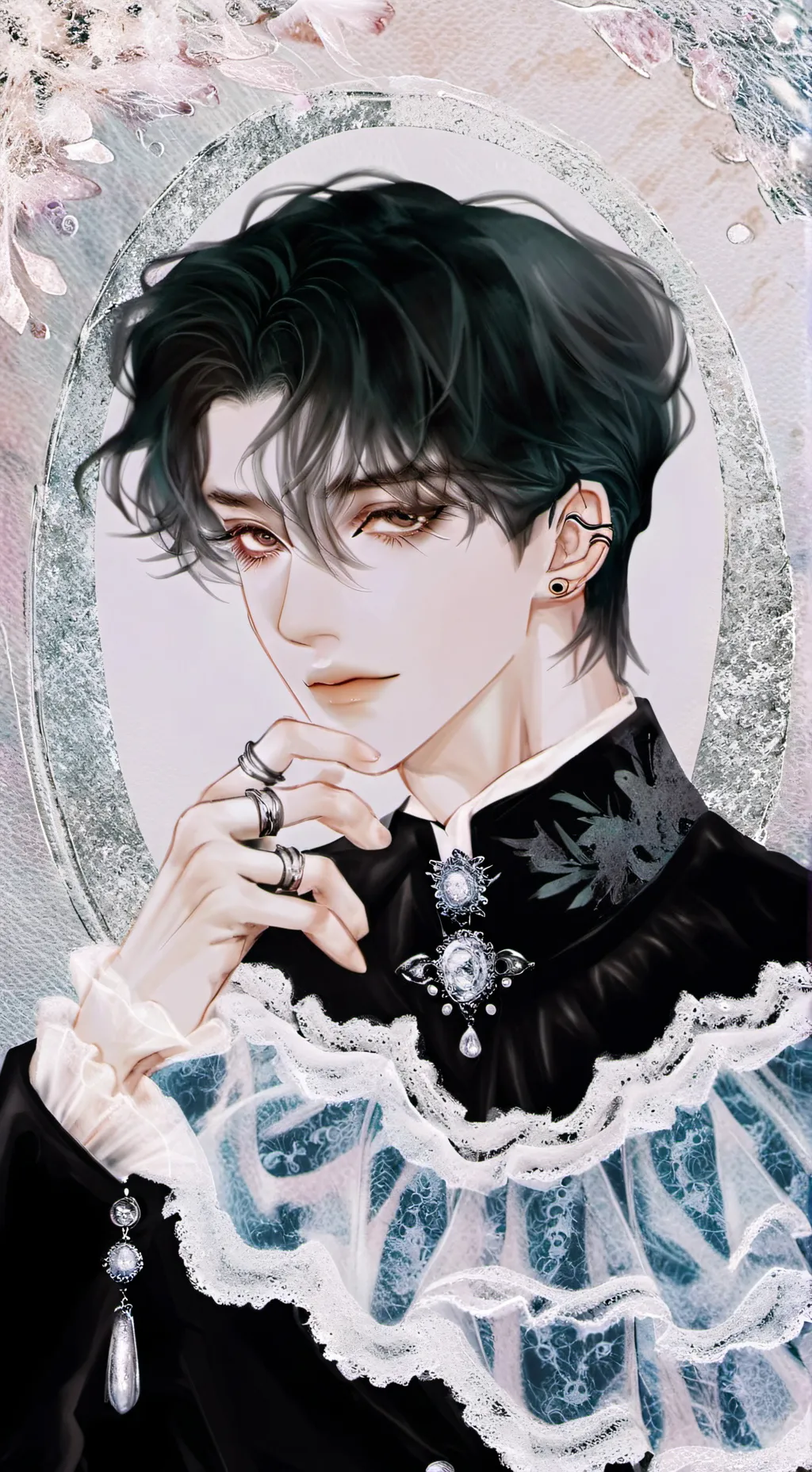 ai character: Damien  background