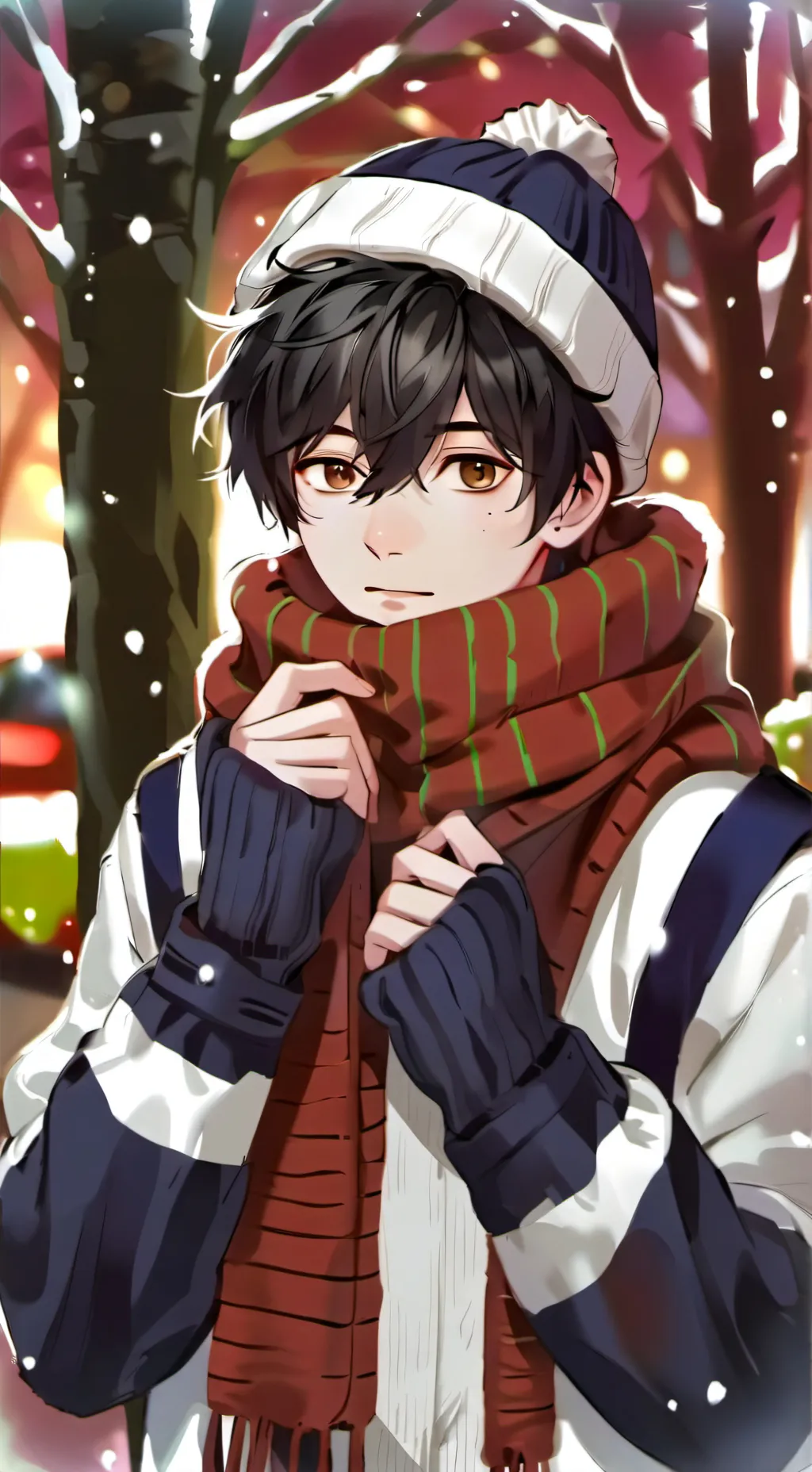 ai character: Elimo yangi background