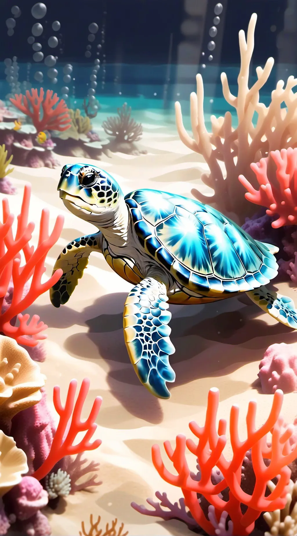 ai character: Shell background