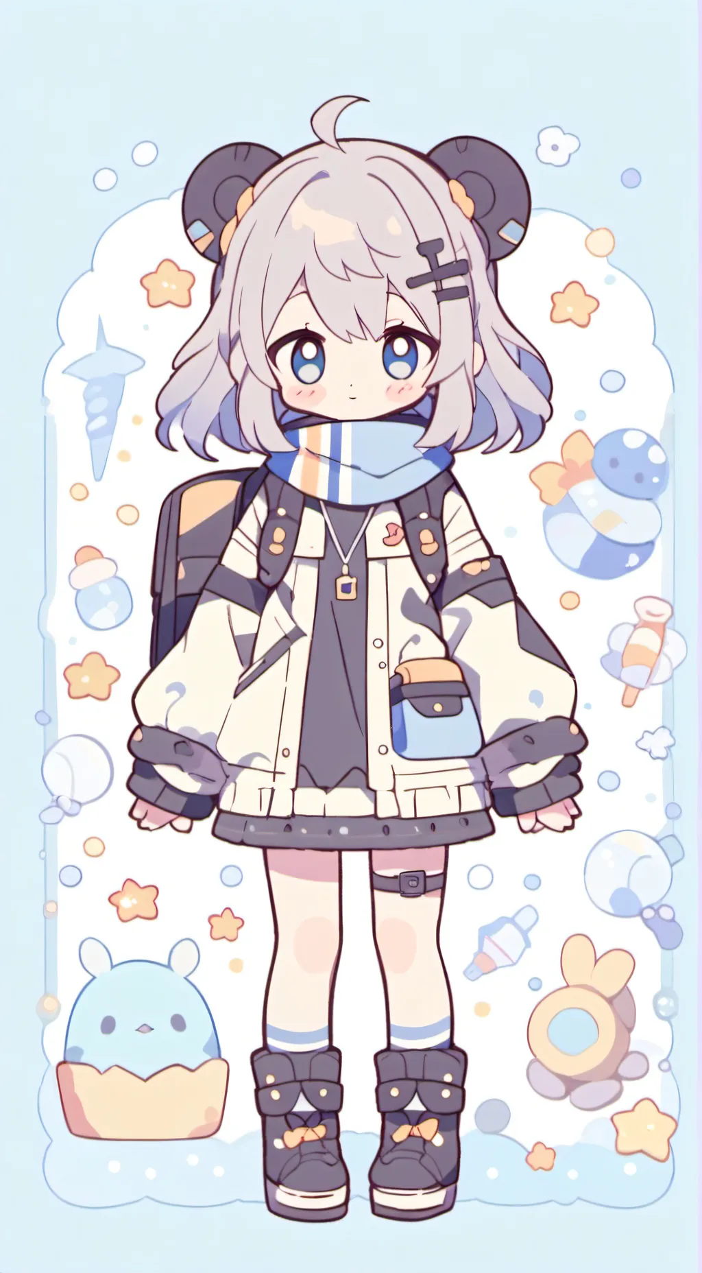 ai character: ☆star☆ background