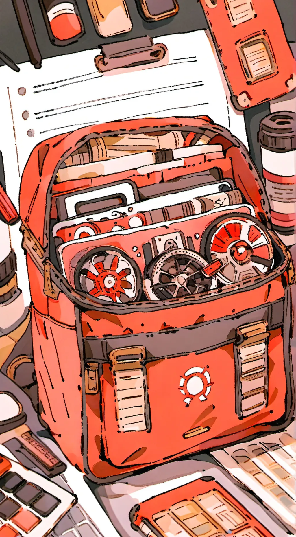 ai character: School 🎒🏫 background