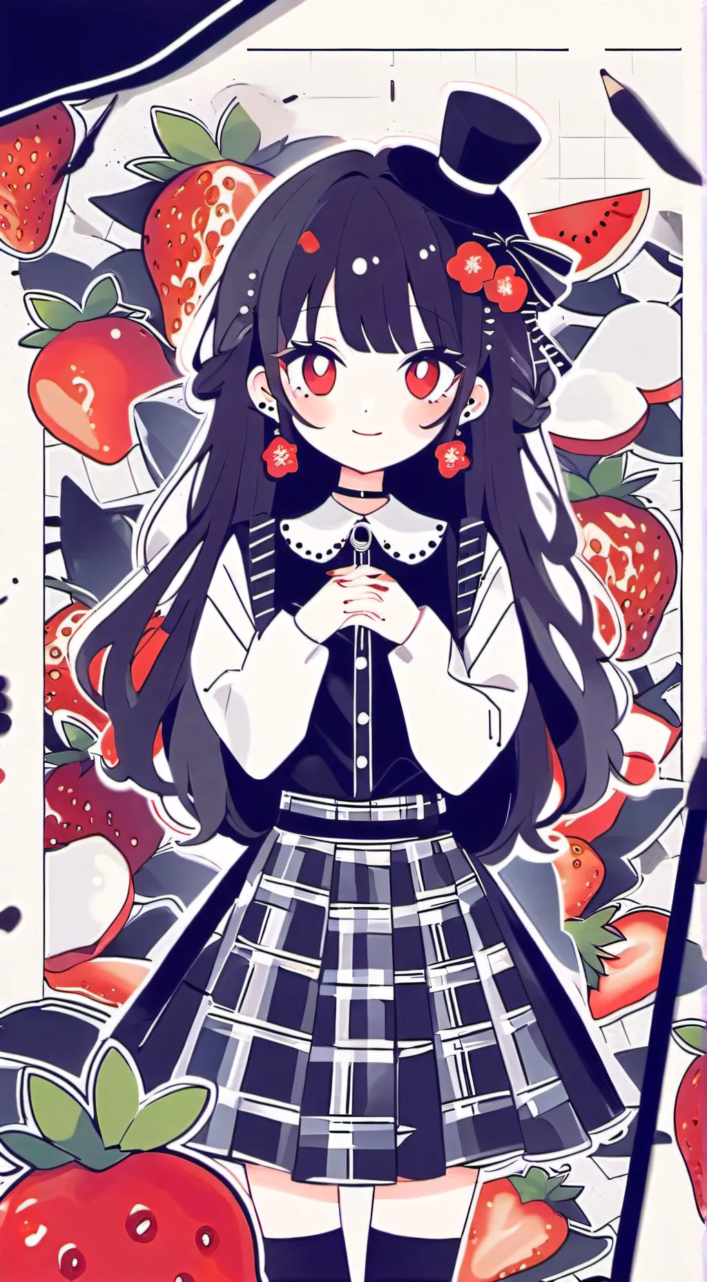 ai character: ￼ Cherry ￼🍒  background