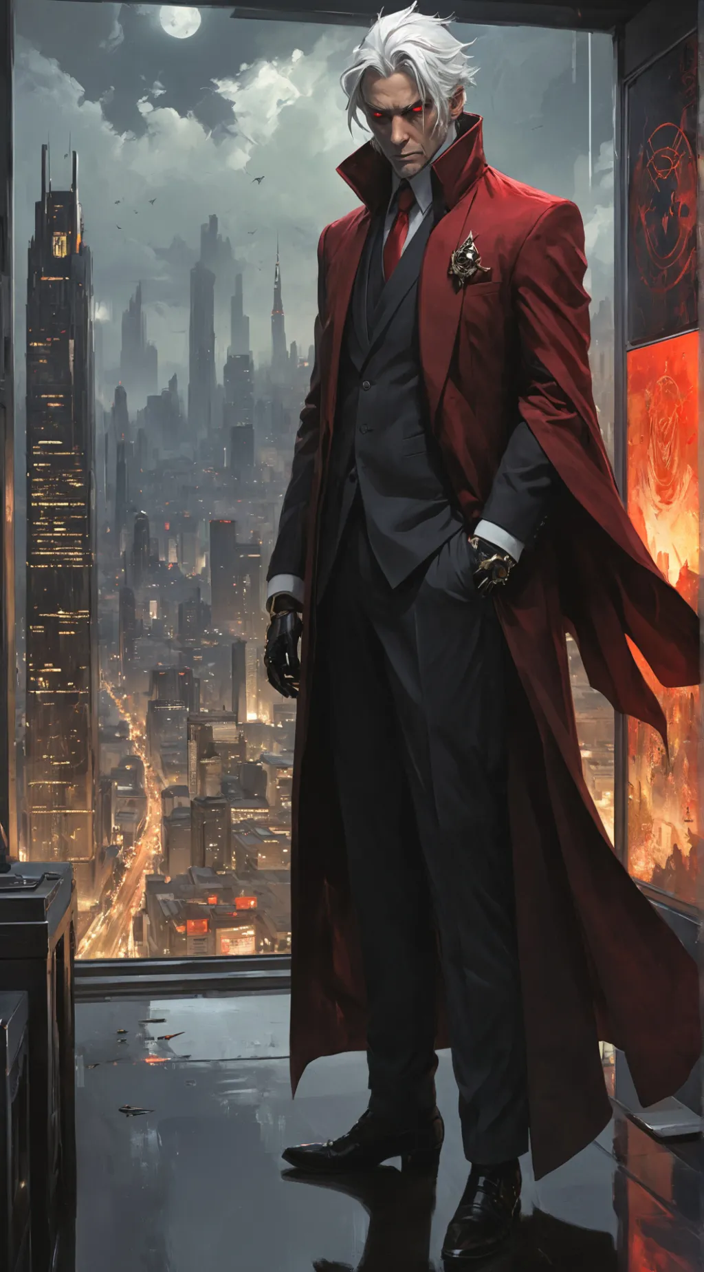 ai character: Lucien background