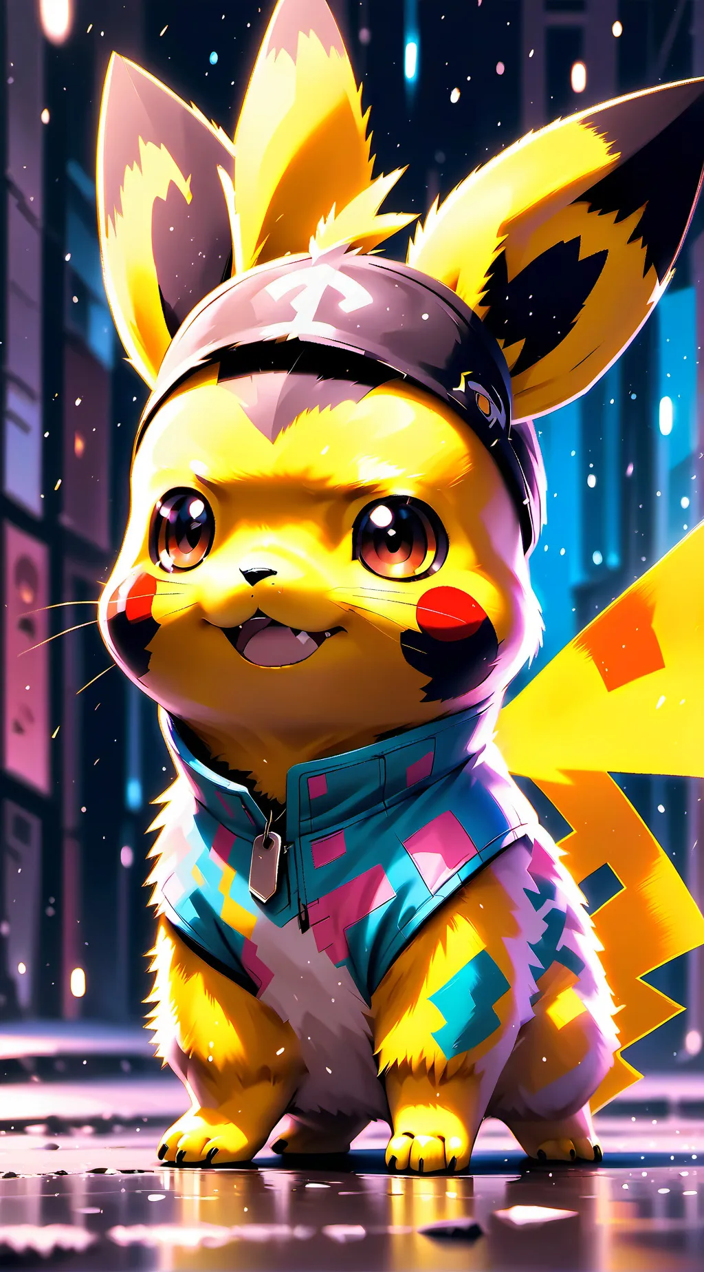 ai character: sprunki teleports background