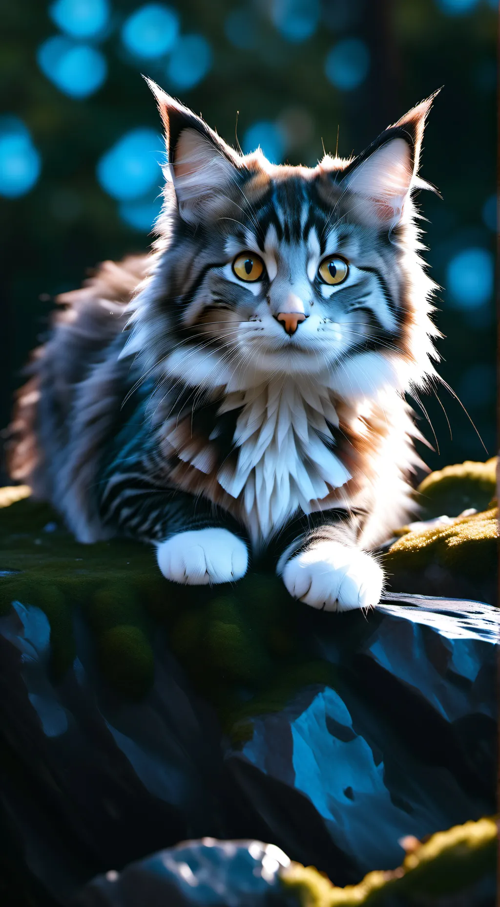 ai character: Ugly puffin demon background