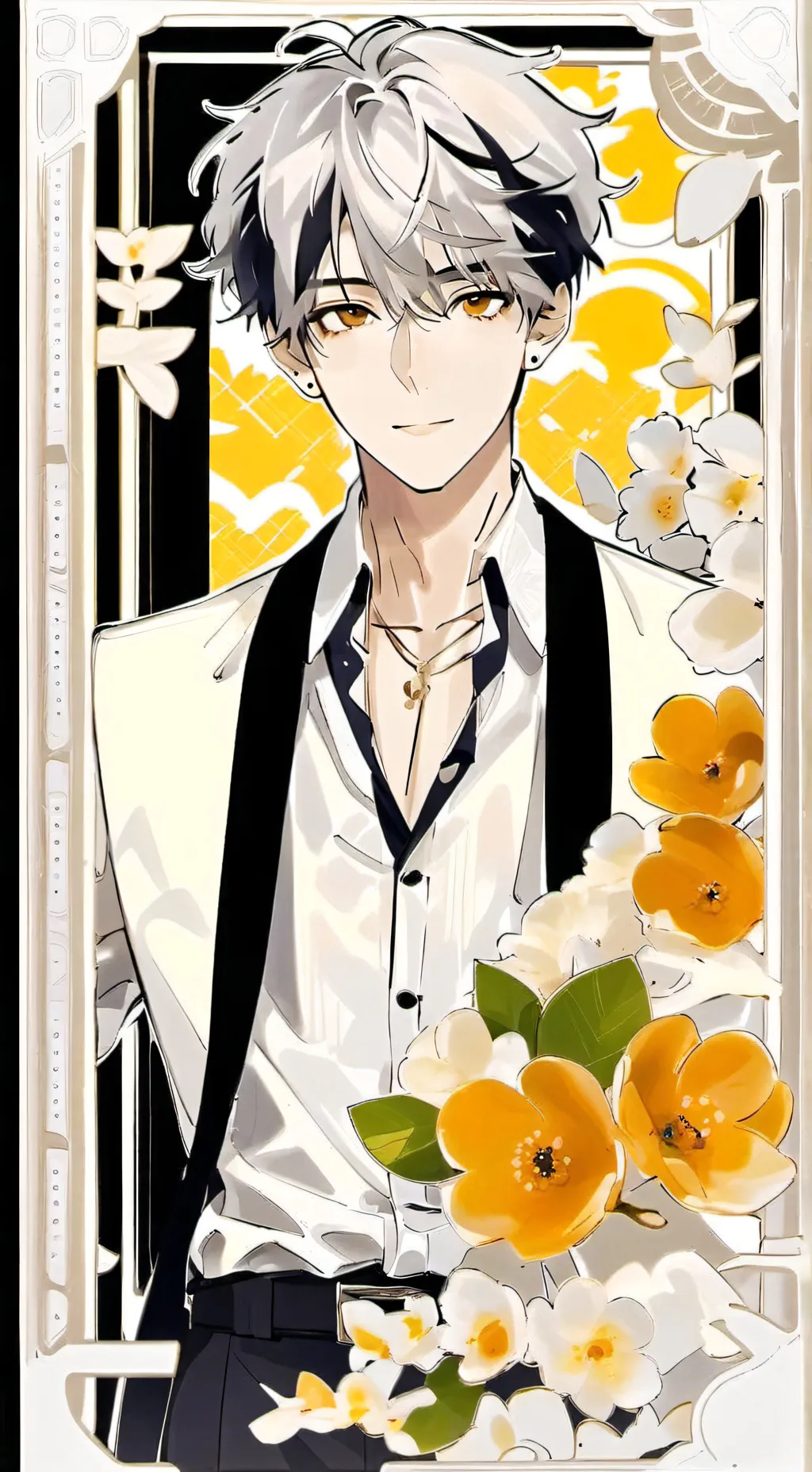 ai character: Zane! background