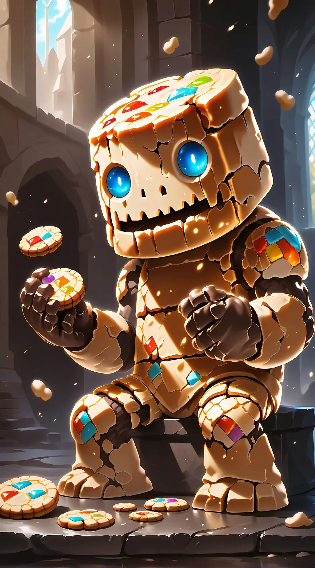 ai character: Crumbler McCunk background