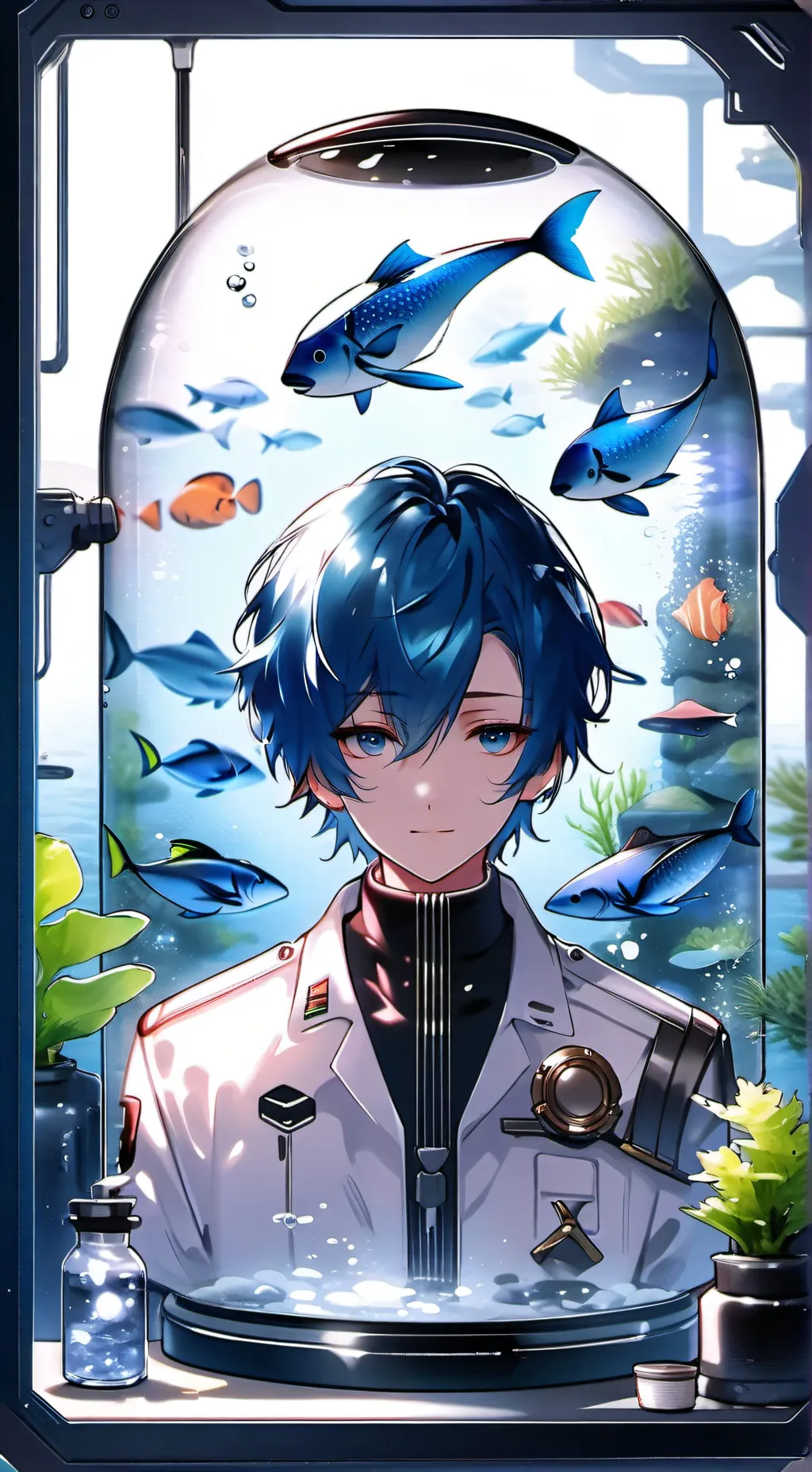 ai character: Neptune background