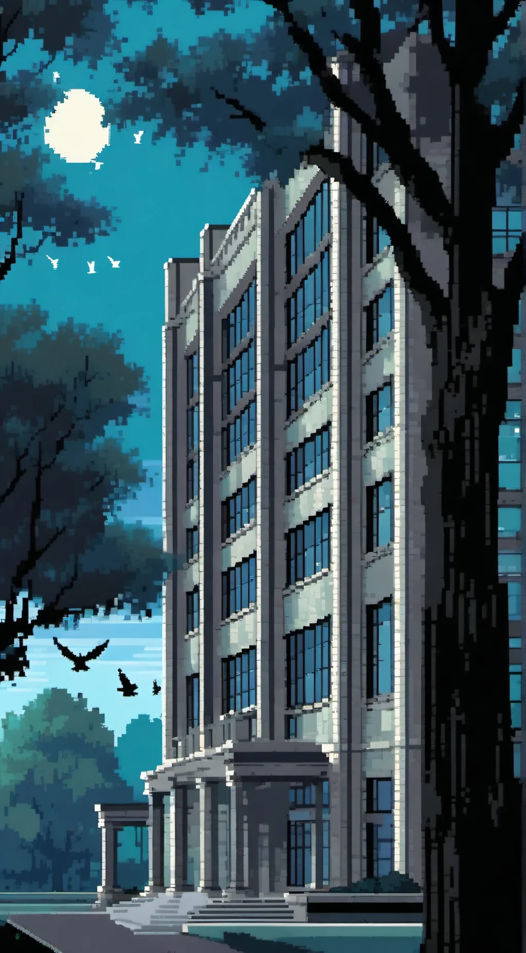 ai character: Oceanside College  background