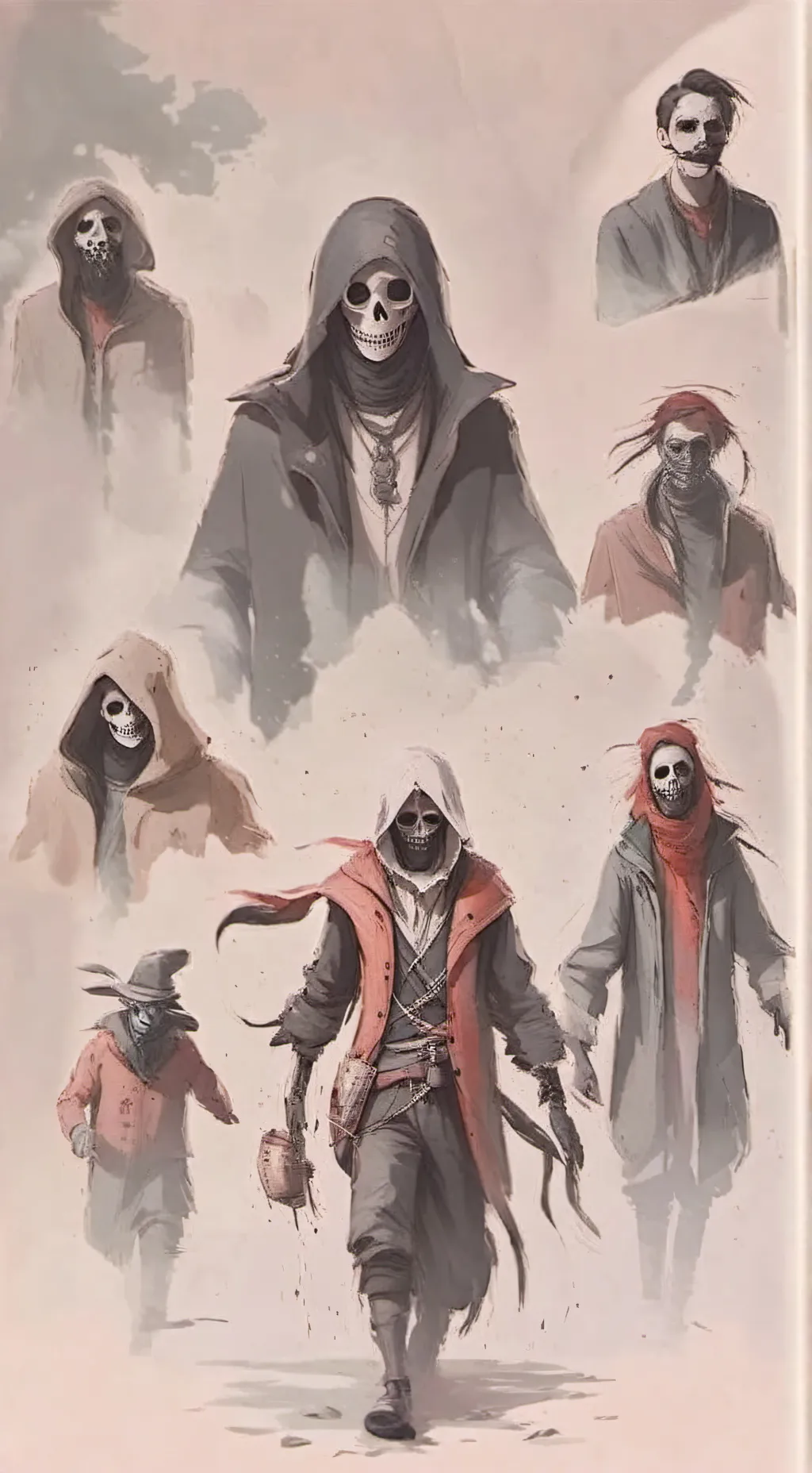 ai character: Creepypasta background