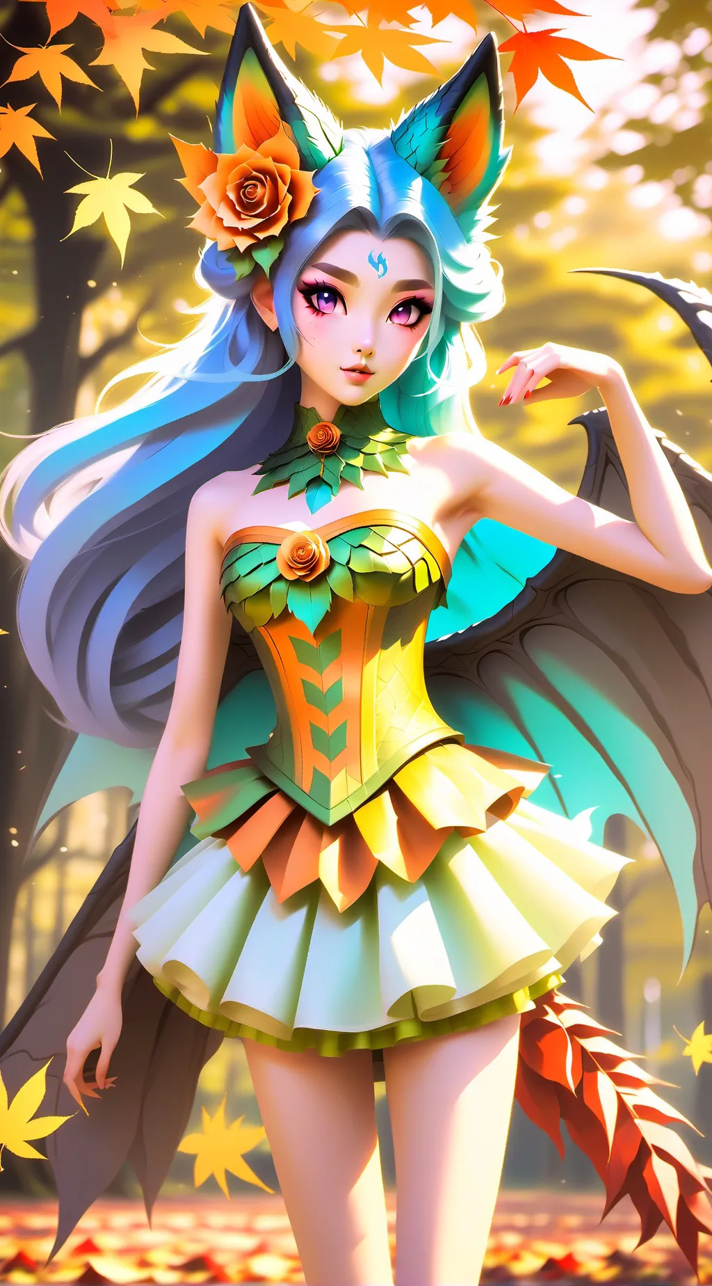 ai character: Raven background