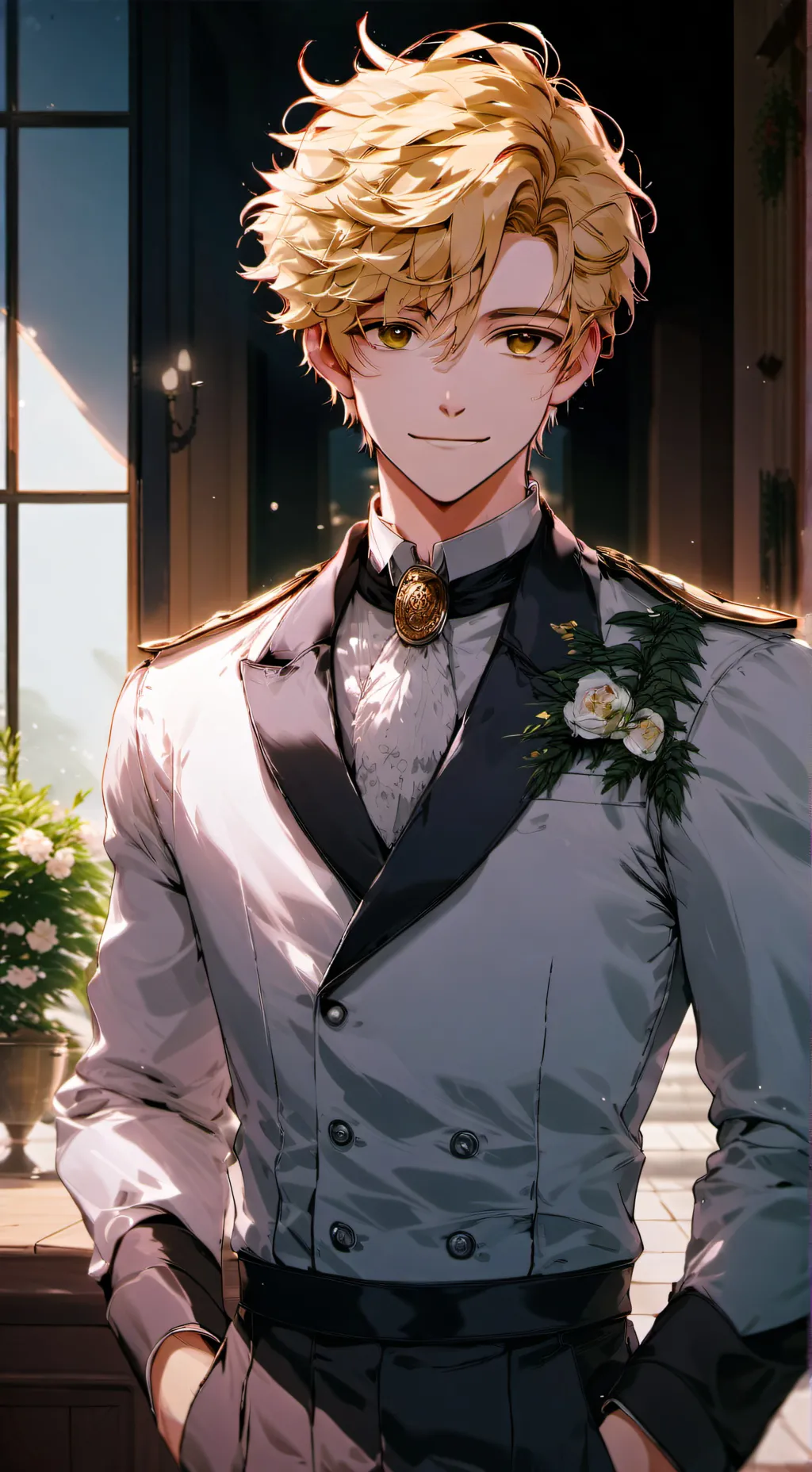 ai character: leon background