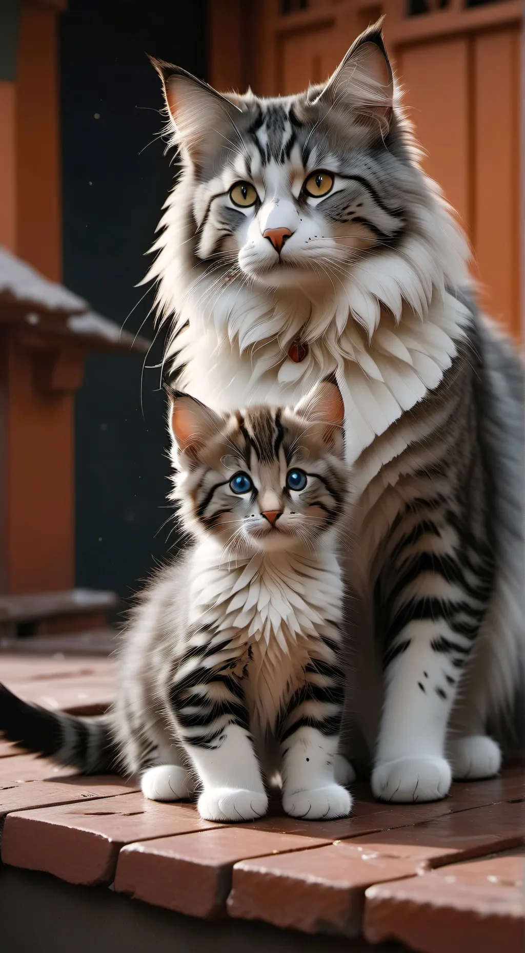 ai character: Elizabeth and mom background