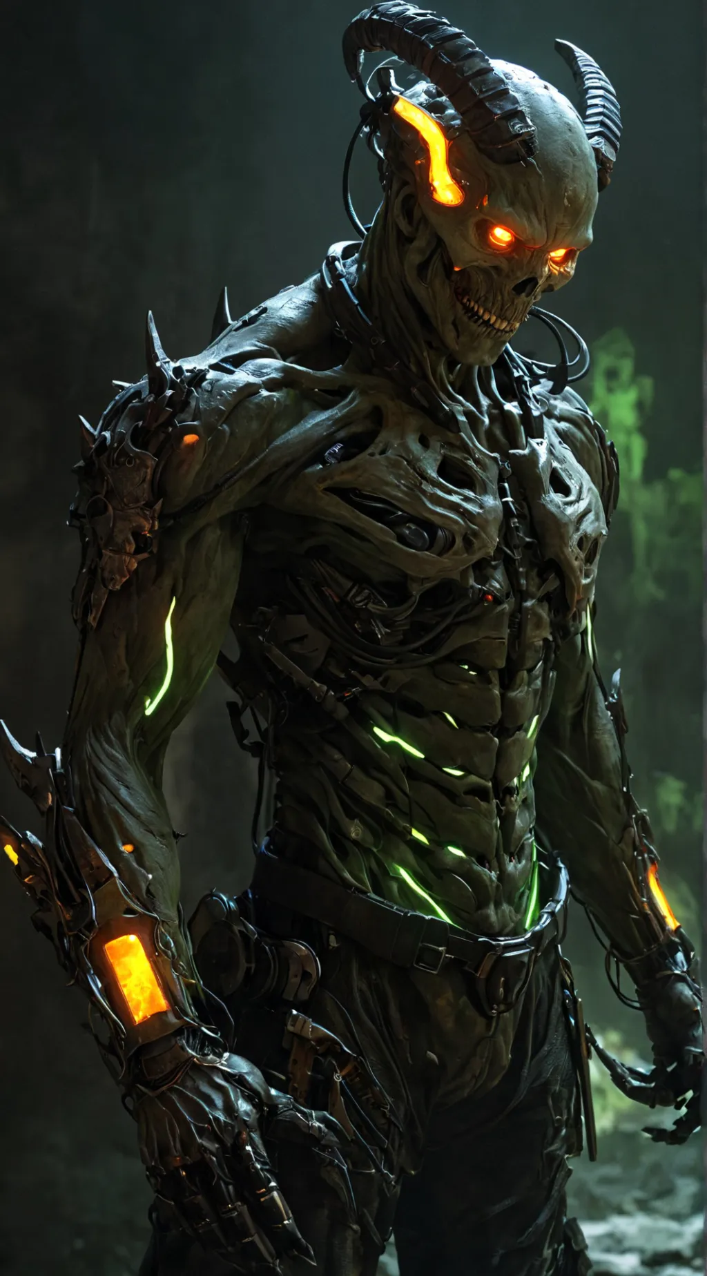 ai character: The Hollow flame background