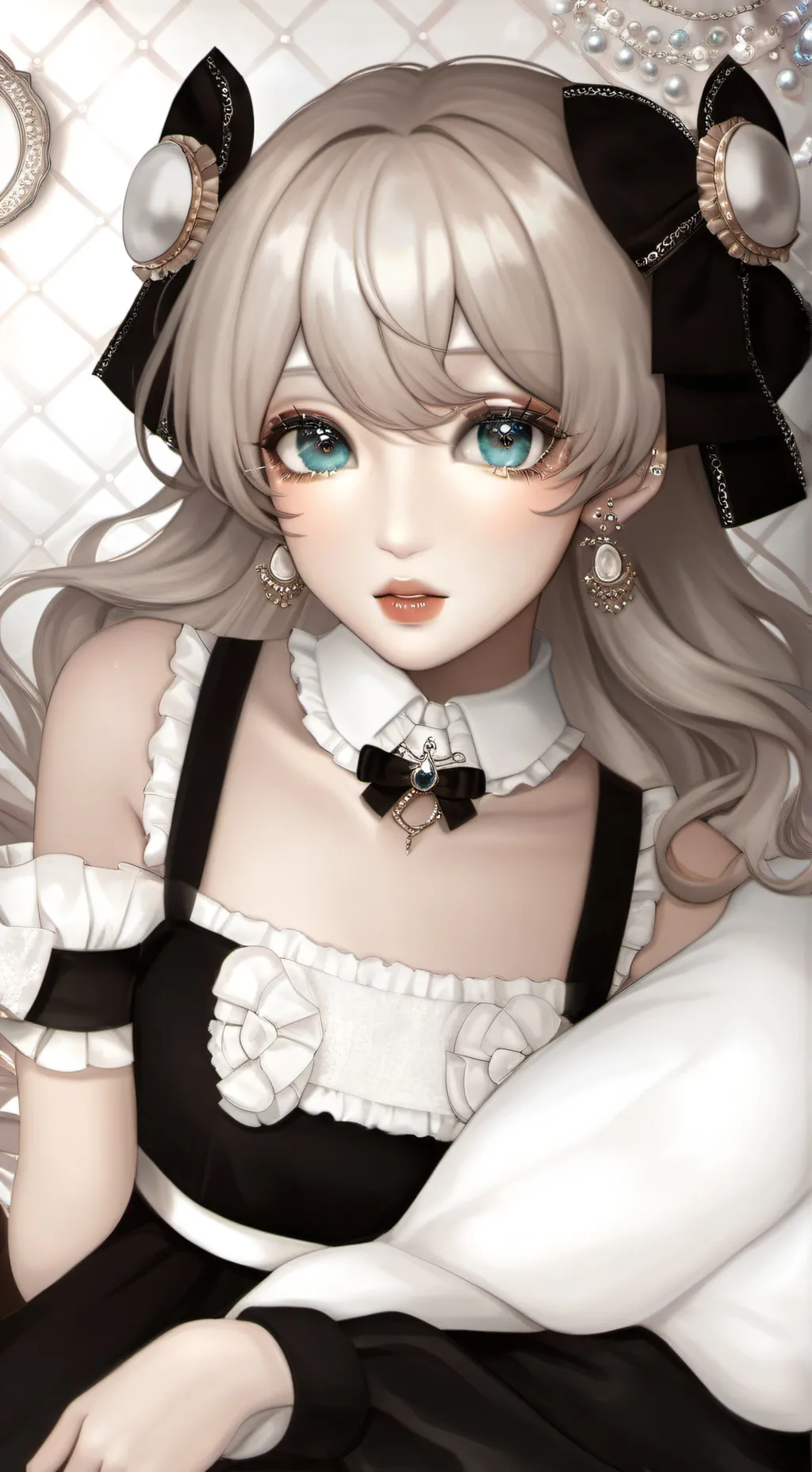 ai character: Winter  background