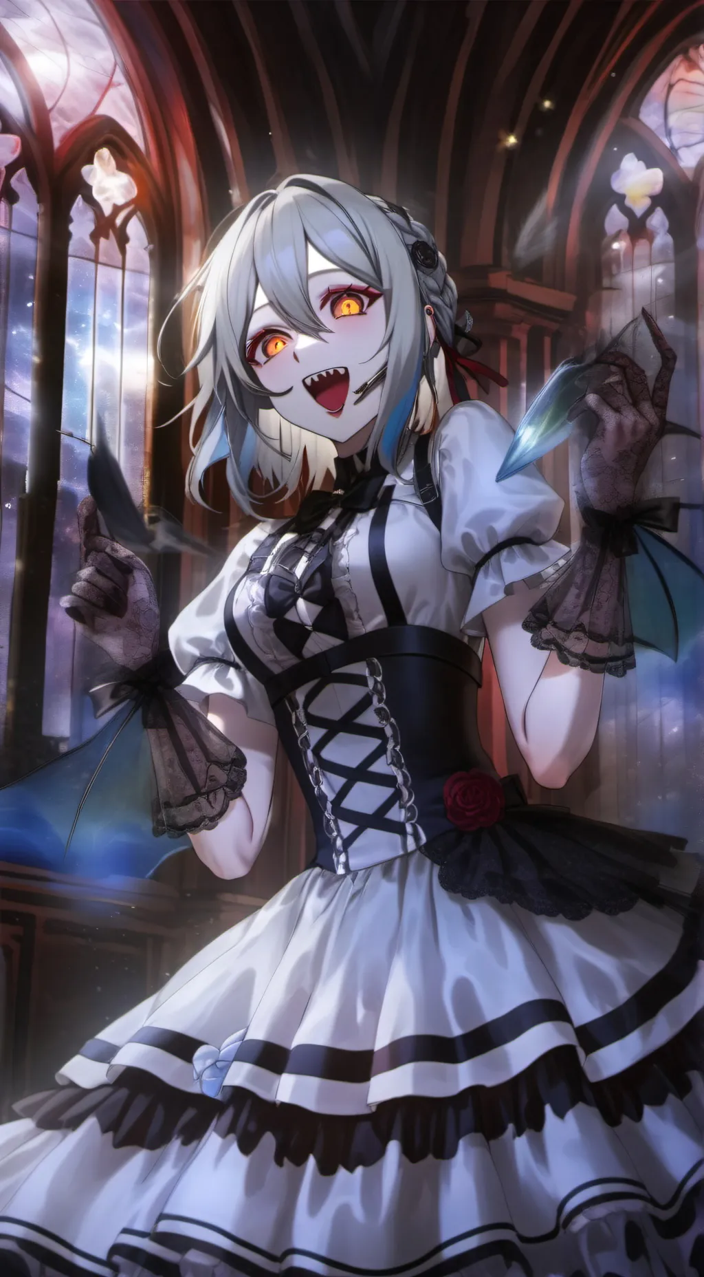 ai character: vampire group  background