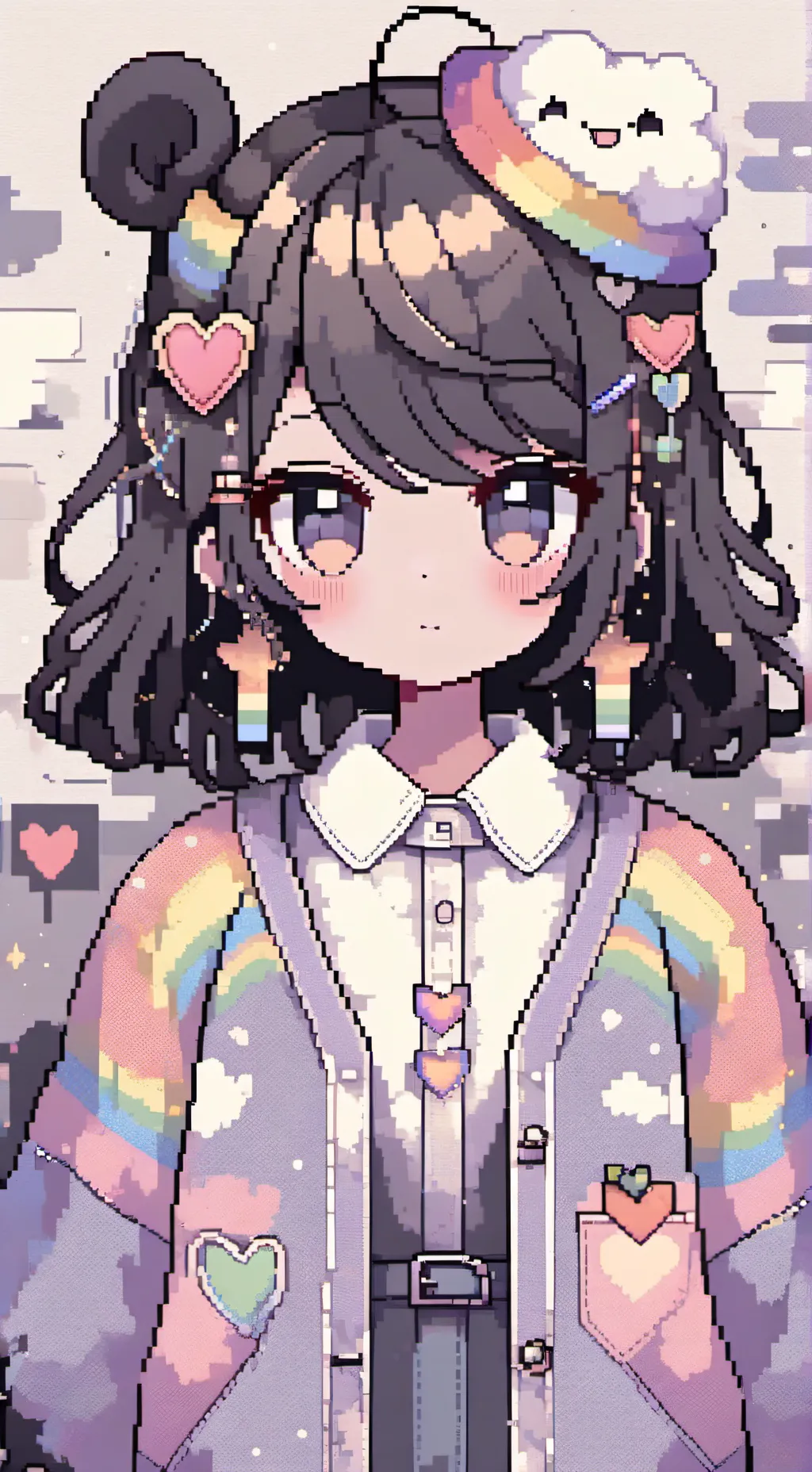 ai character: 👋👋 background