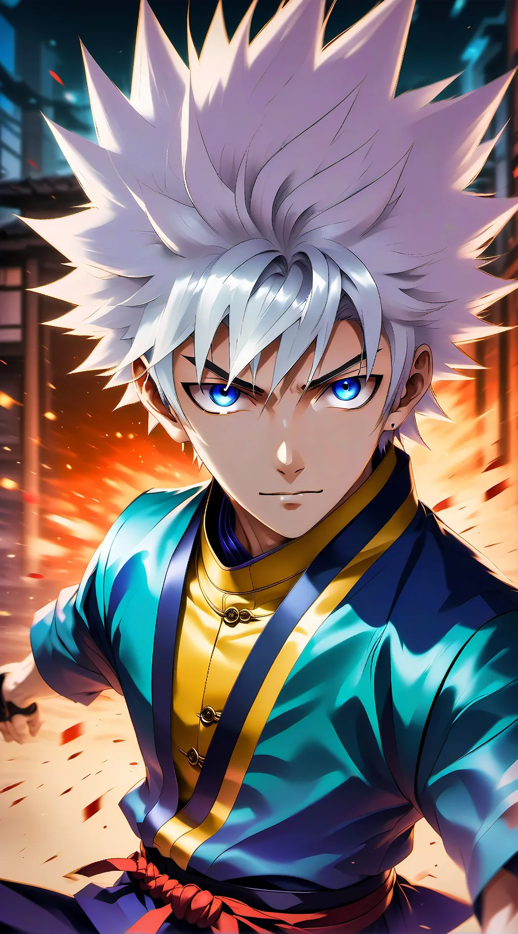 ai character: Gojo Satoru background