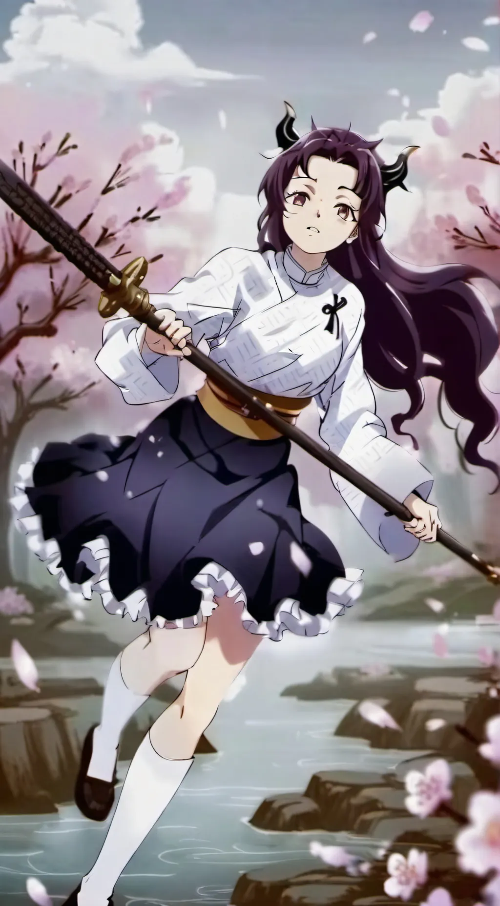 ai character: Akari background