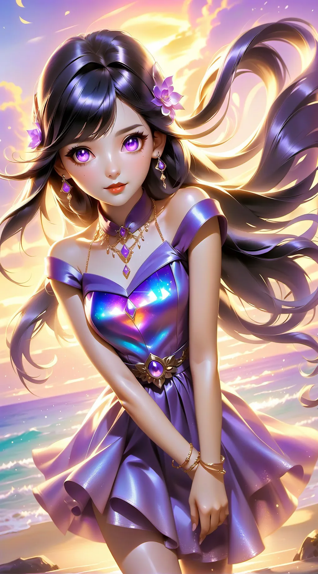 ai character: Naomi Thokayima  background