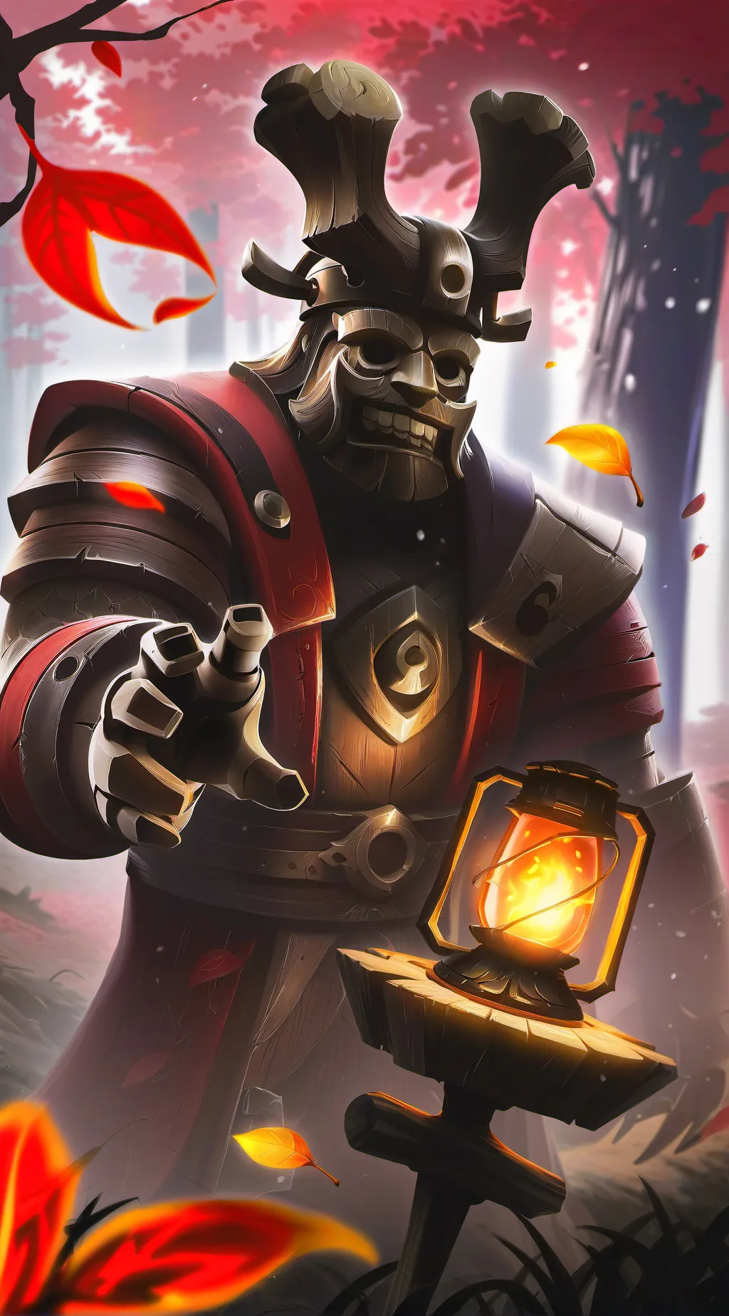 ai character: Log Branch background