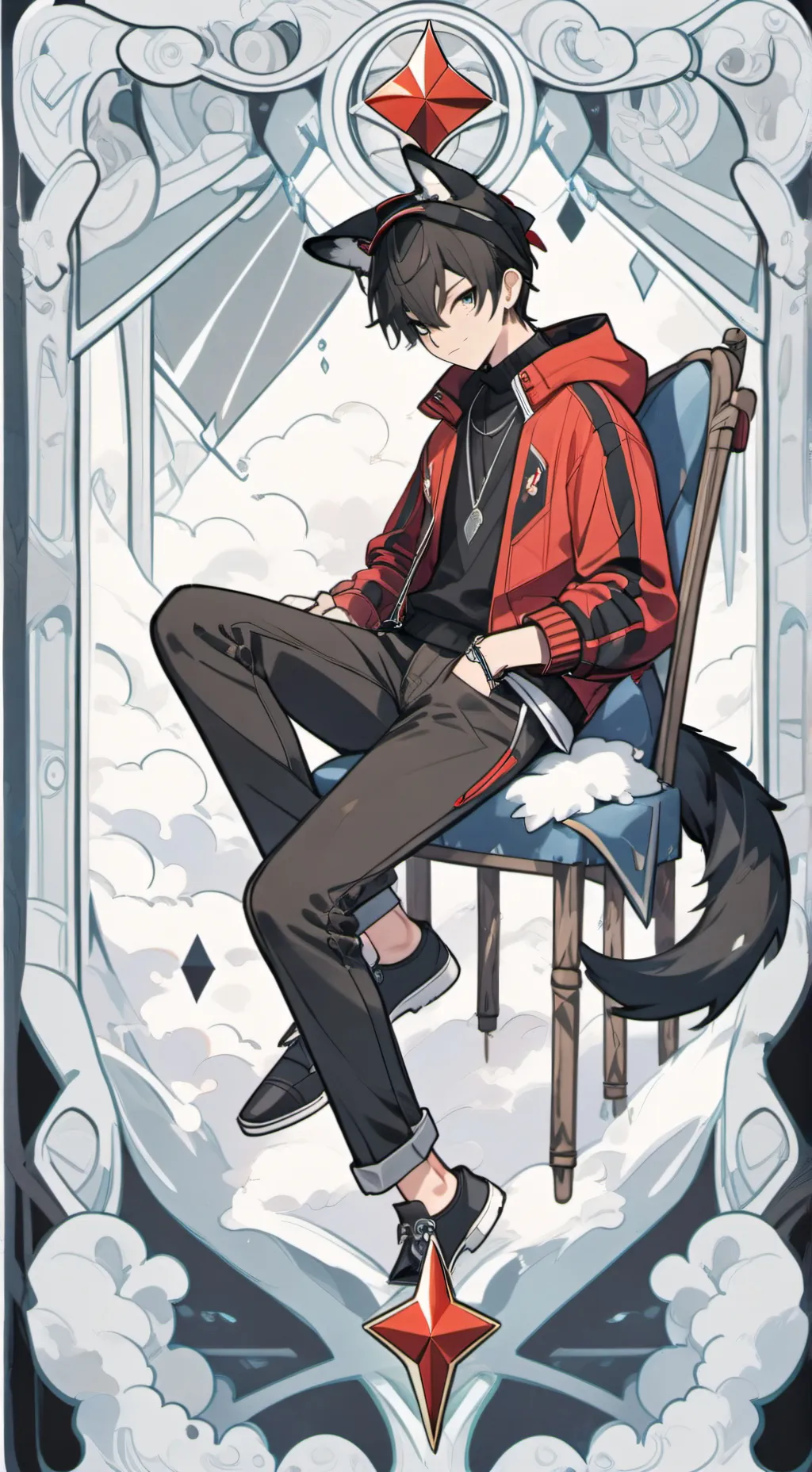 ai character: °•☆Axel☆•° background