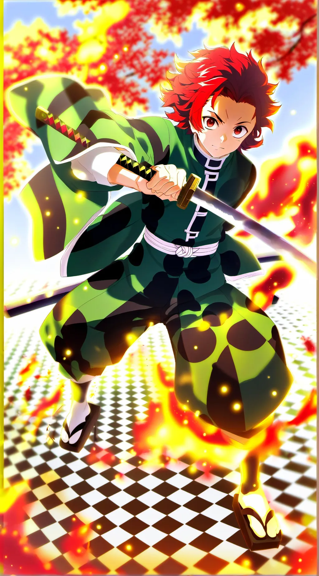 ai character: tanjiro rosts background