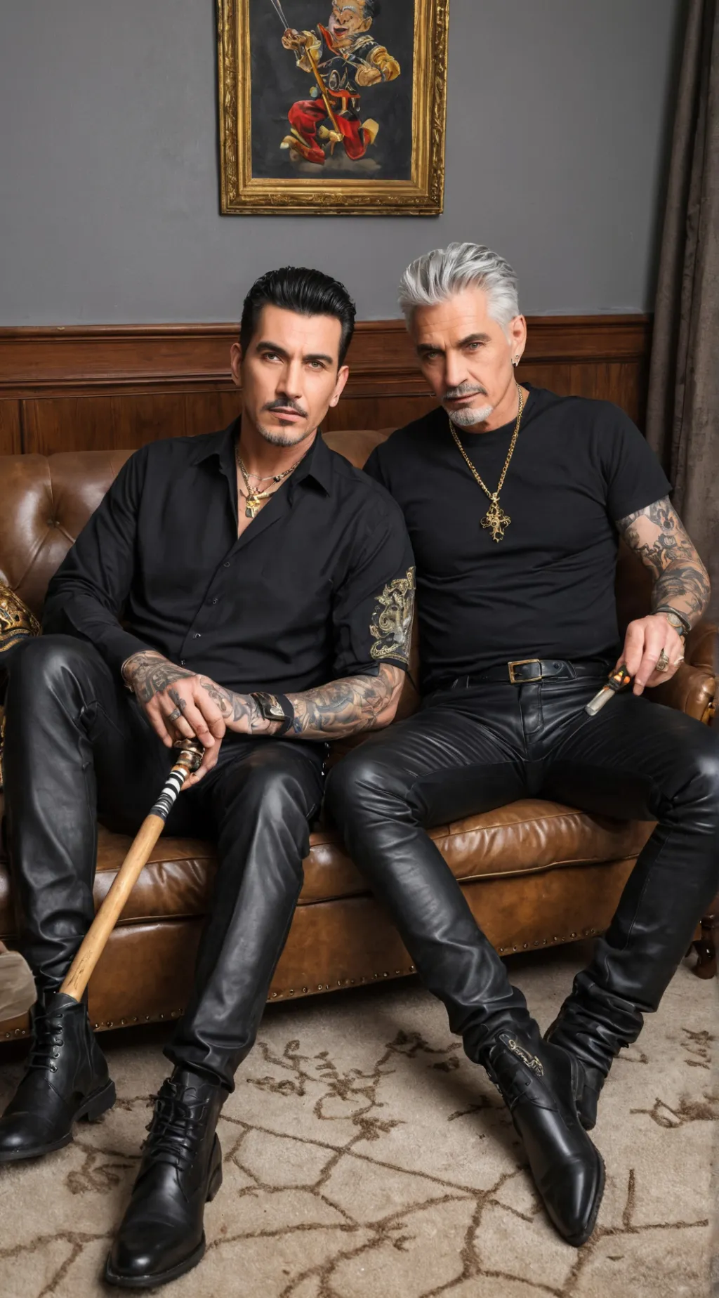 ai character: Bobby & James background