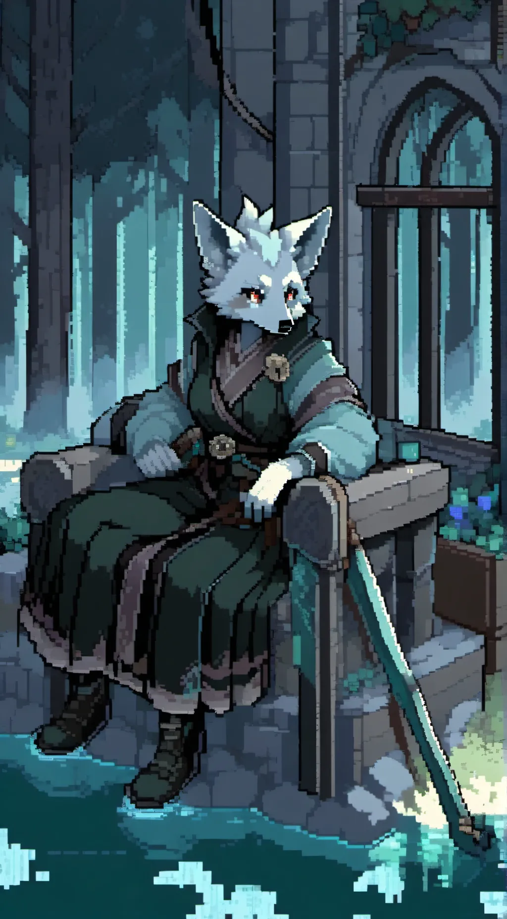 ai character: gay Furry (WTF-) background