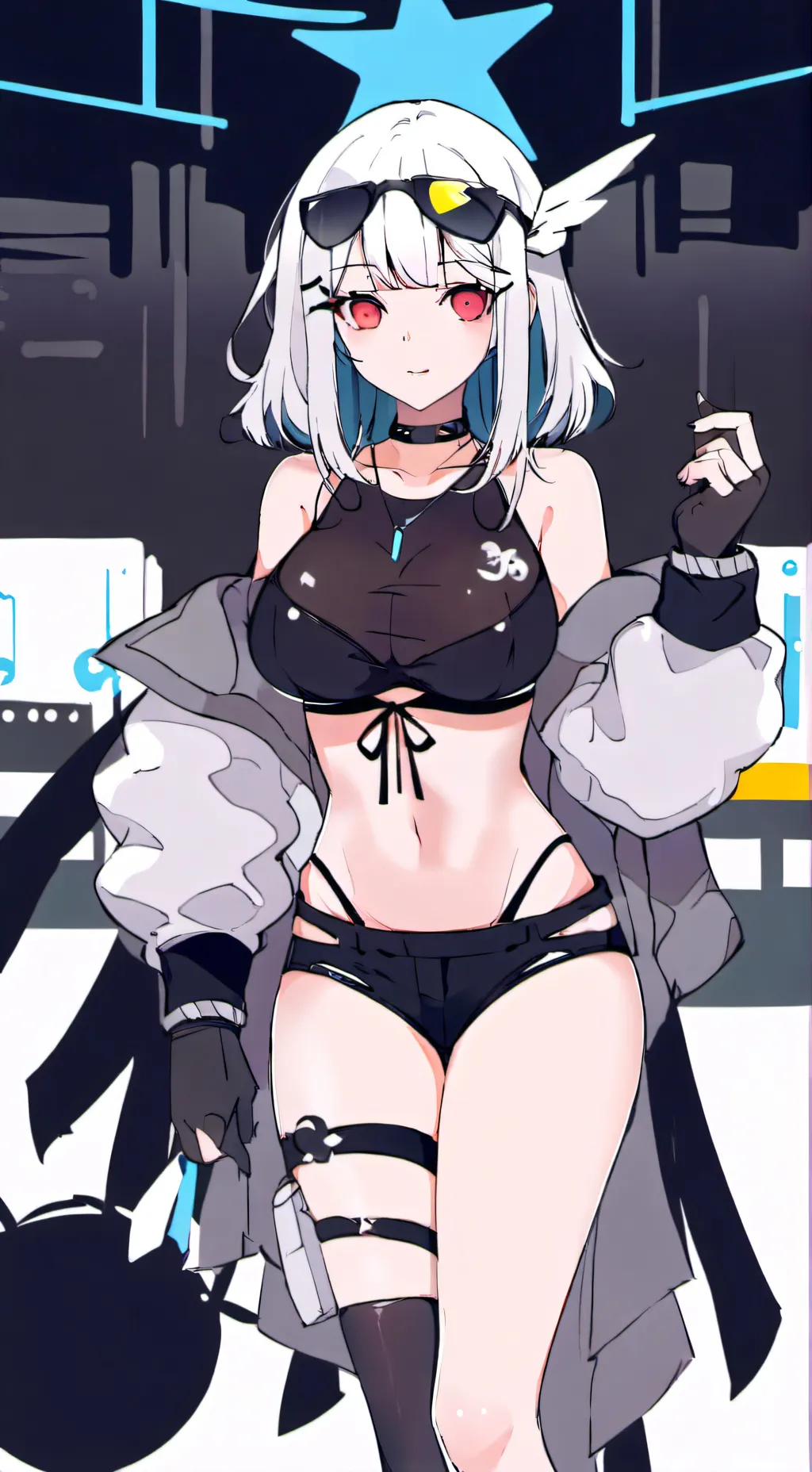 ai character: ninja background