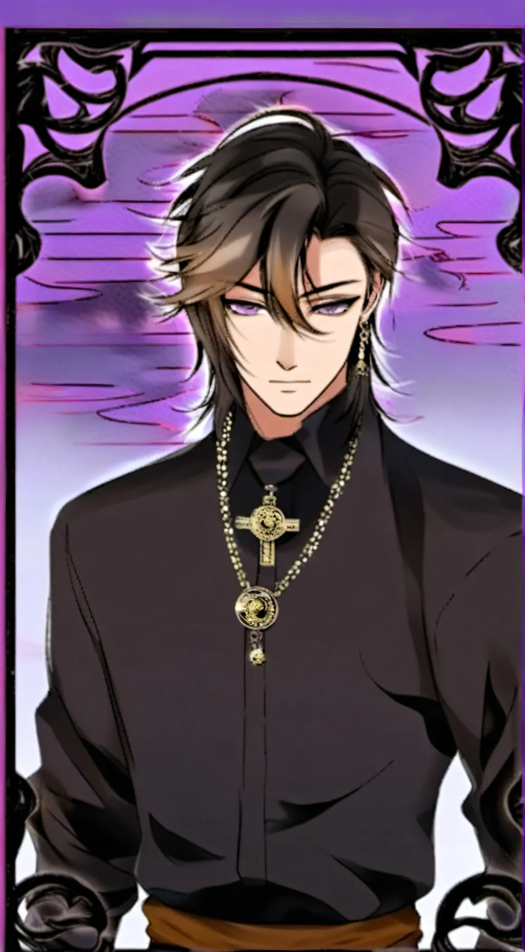 ai character: Lonathan Mike Dawn background