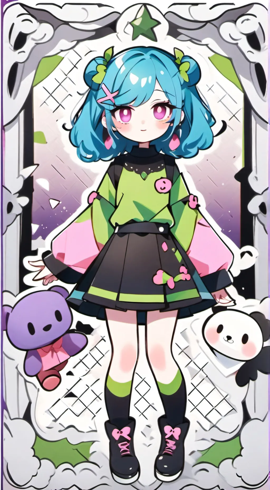 ai character: Cherry  background