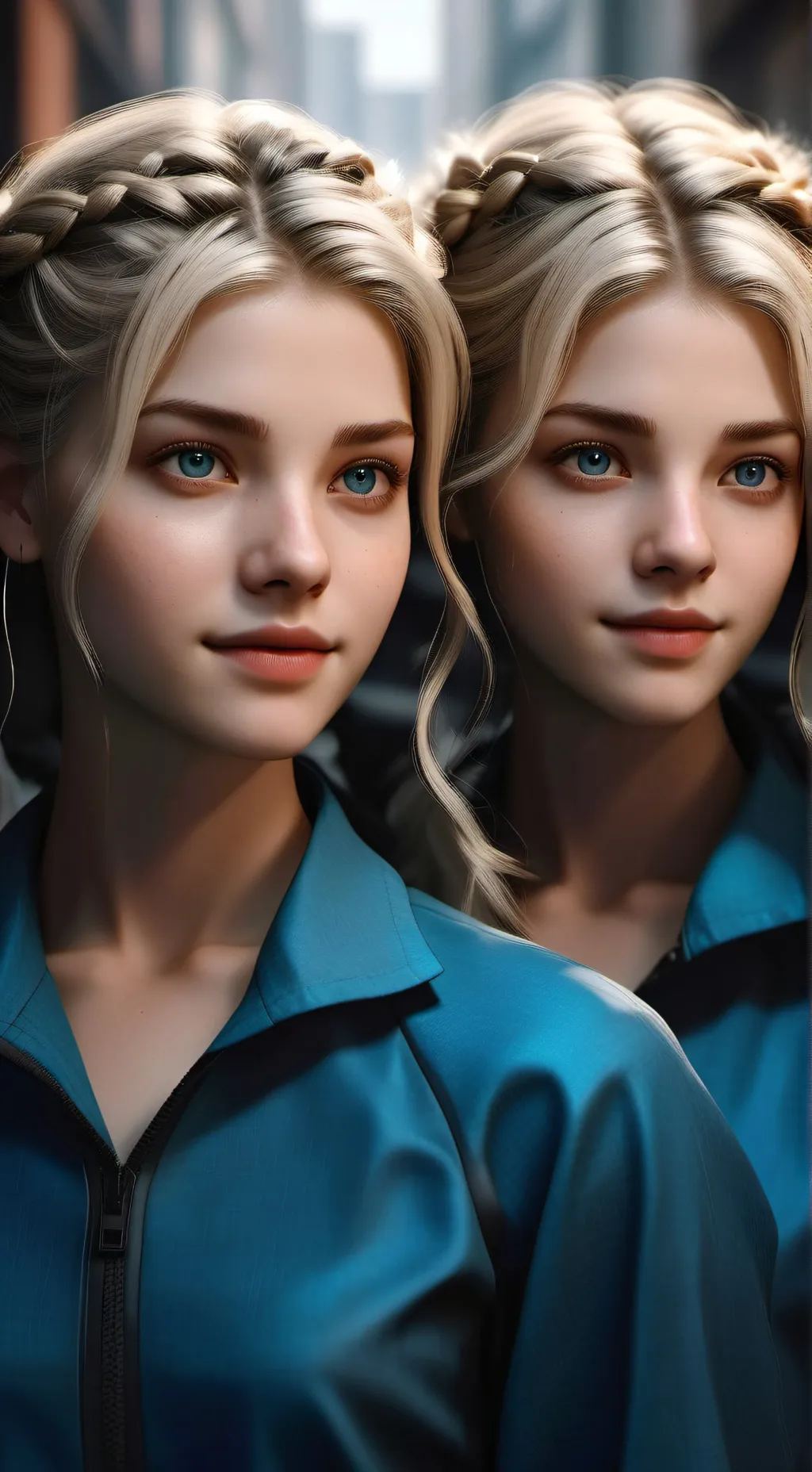 ai character: Luna and Skylar background