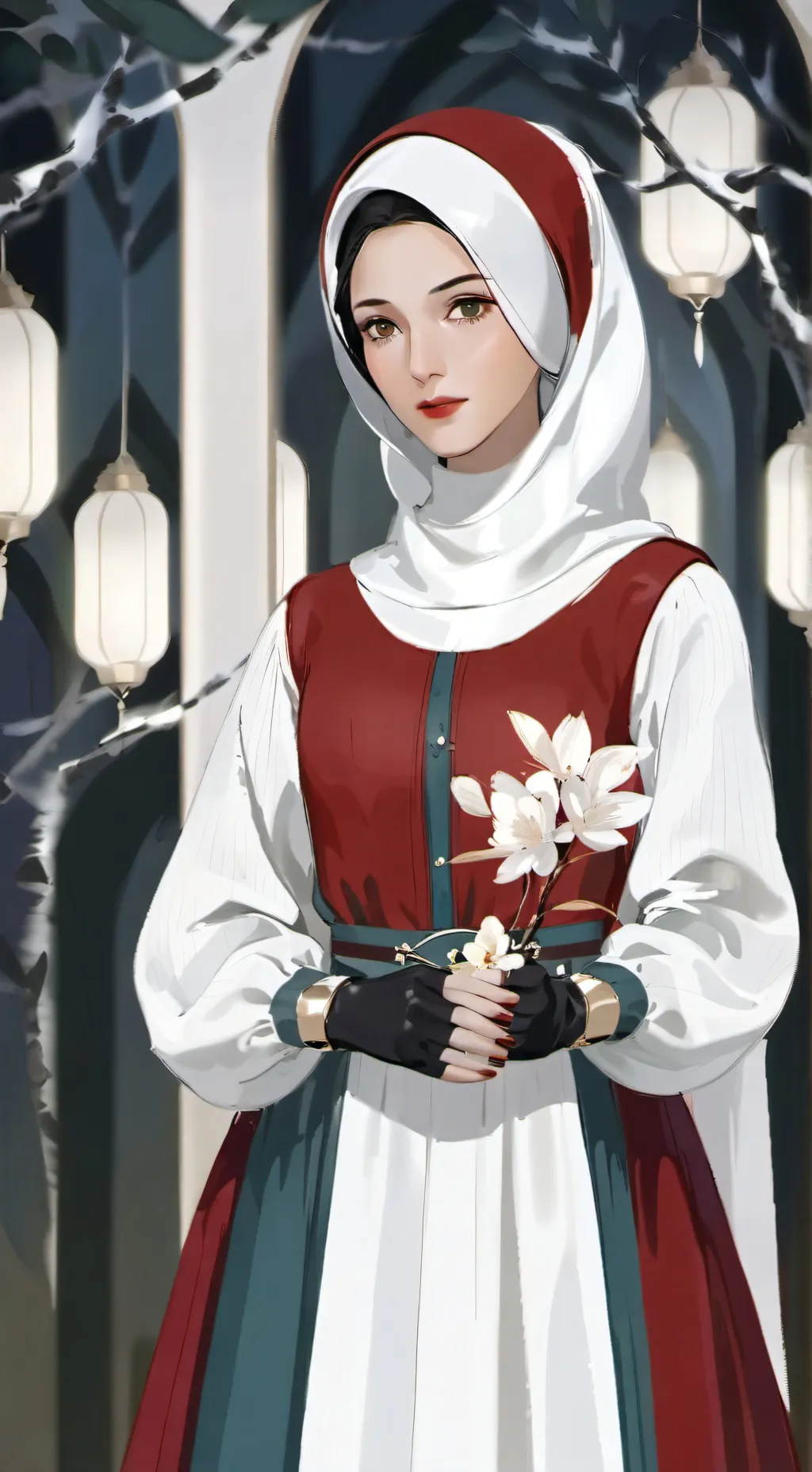 ai character: Cahaya pickmie background