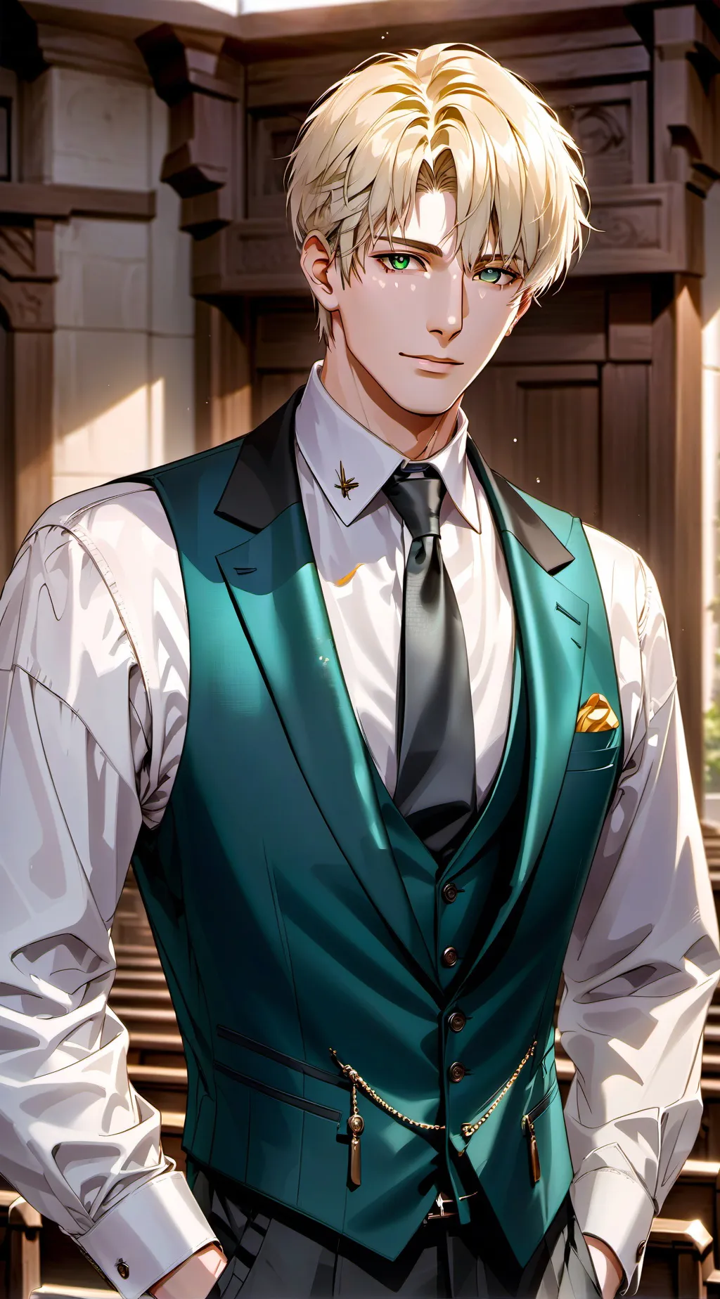 ai character: Erik  background